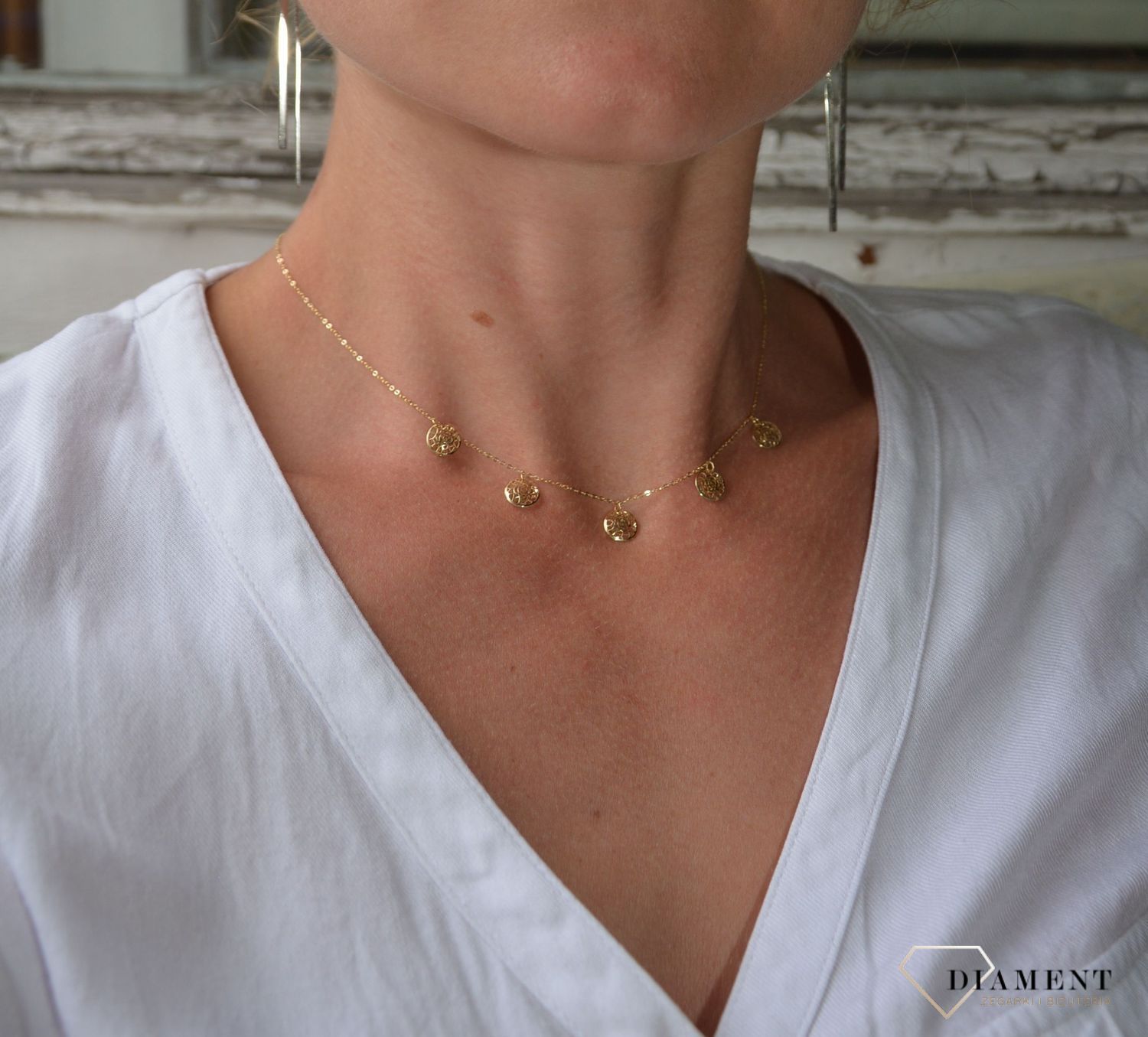 Naszyjnik złoty celebrytka 585 ażury DIA-NSZ-0084-K-585.jpg