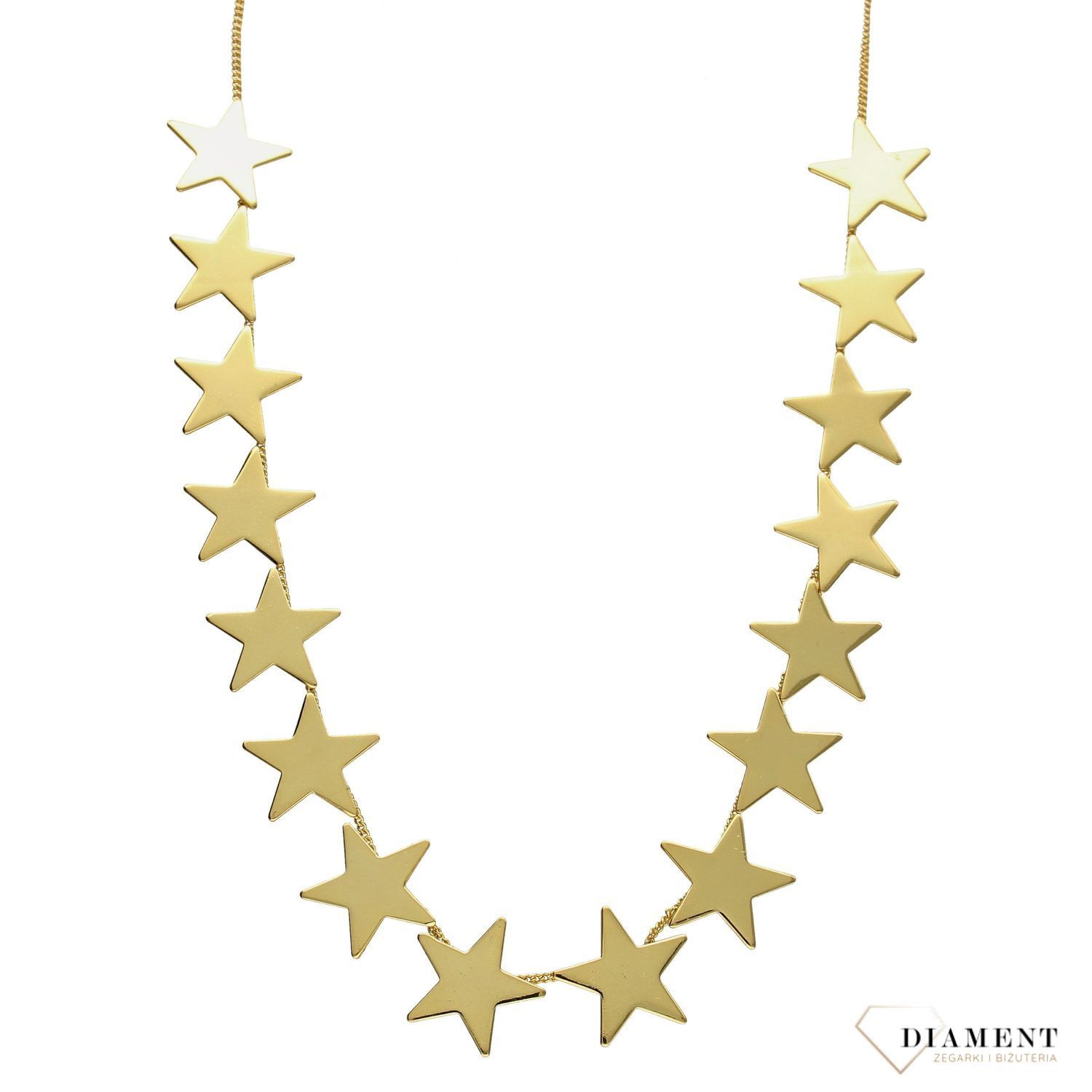 Naszyjnik damski pozłacany gwiazdki.jpg