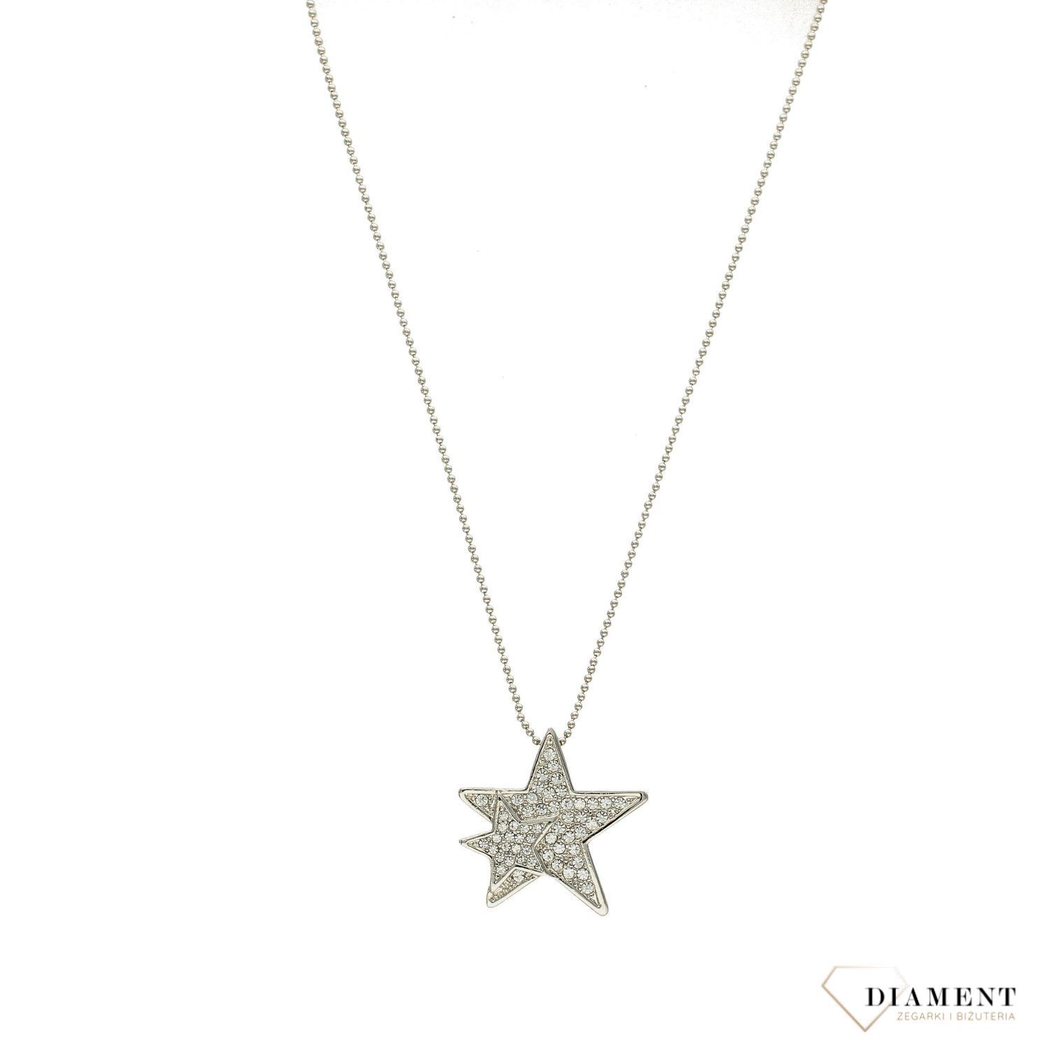 Naszyjnik damski dwie gwiazdki w cyrkonii.jpg
