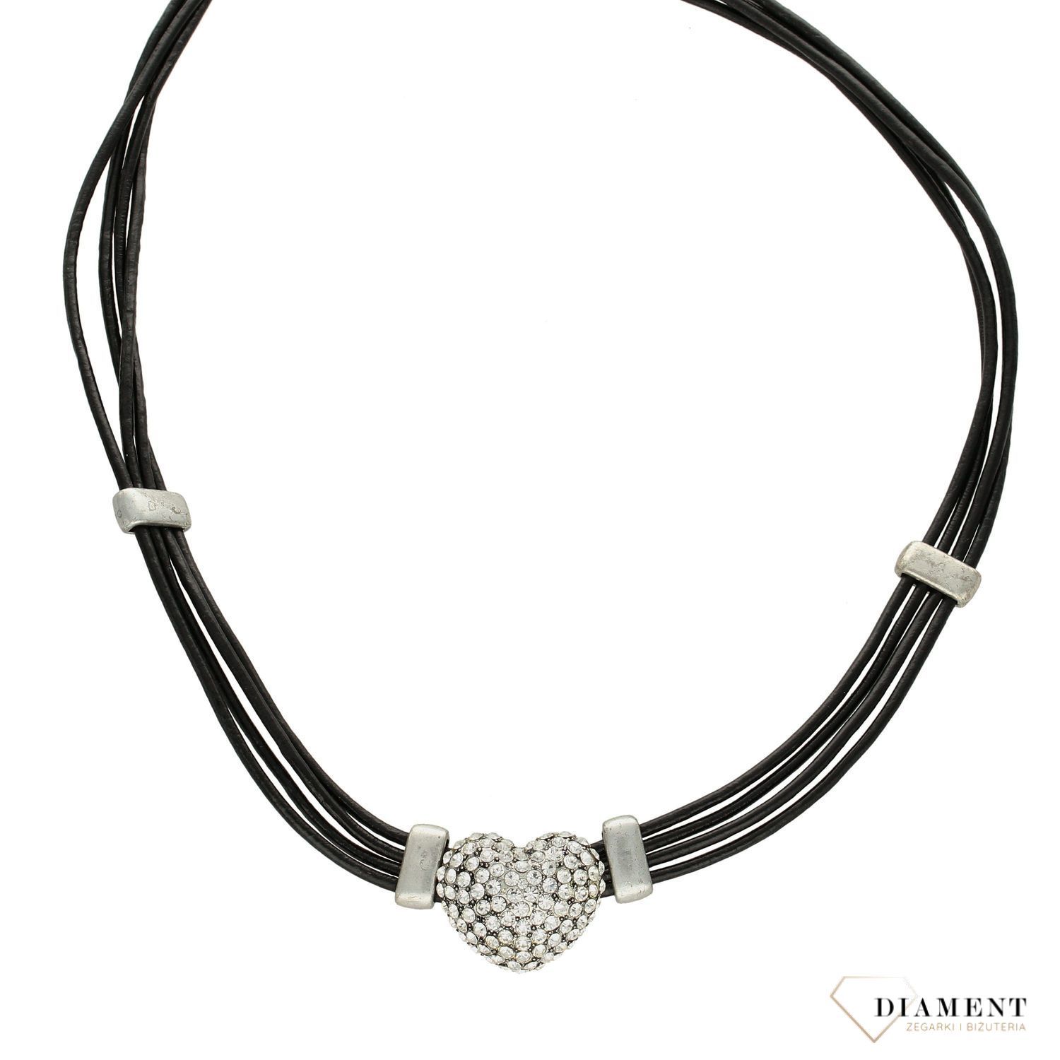 Naszyjnik damski skórzany z sercem i cyrkonią.jpg