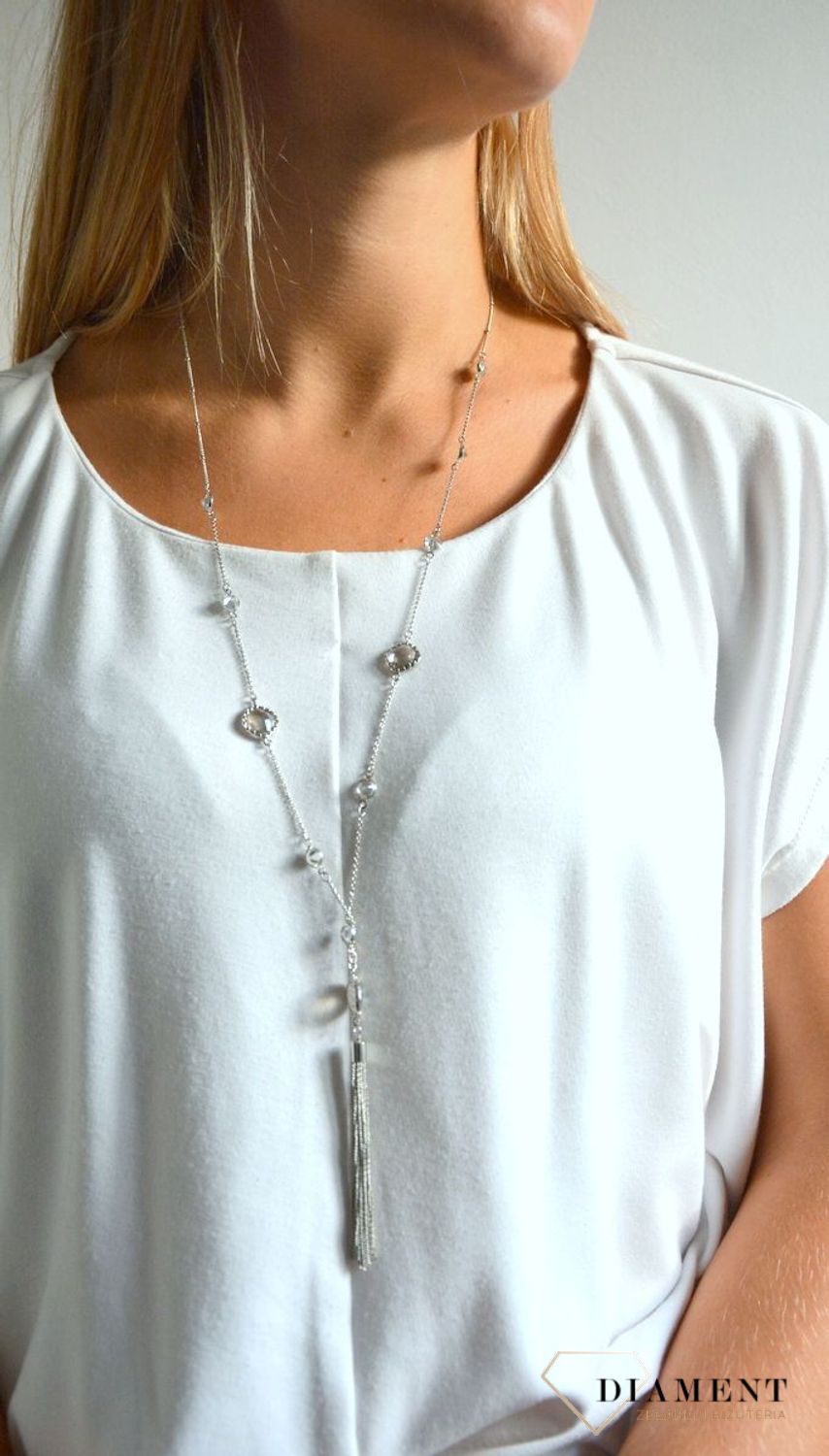 Naszyjnik długi damski srebrny z chwostem.jpg