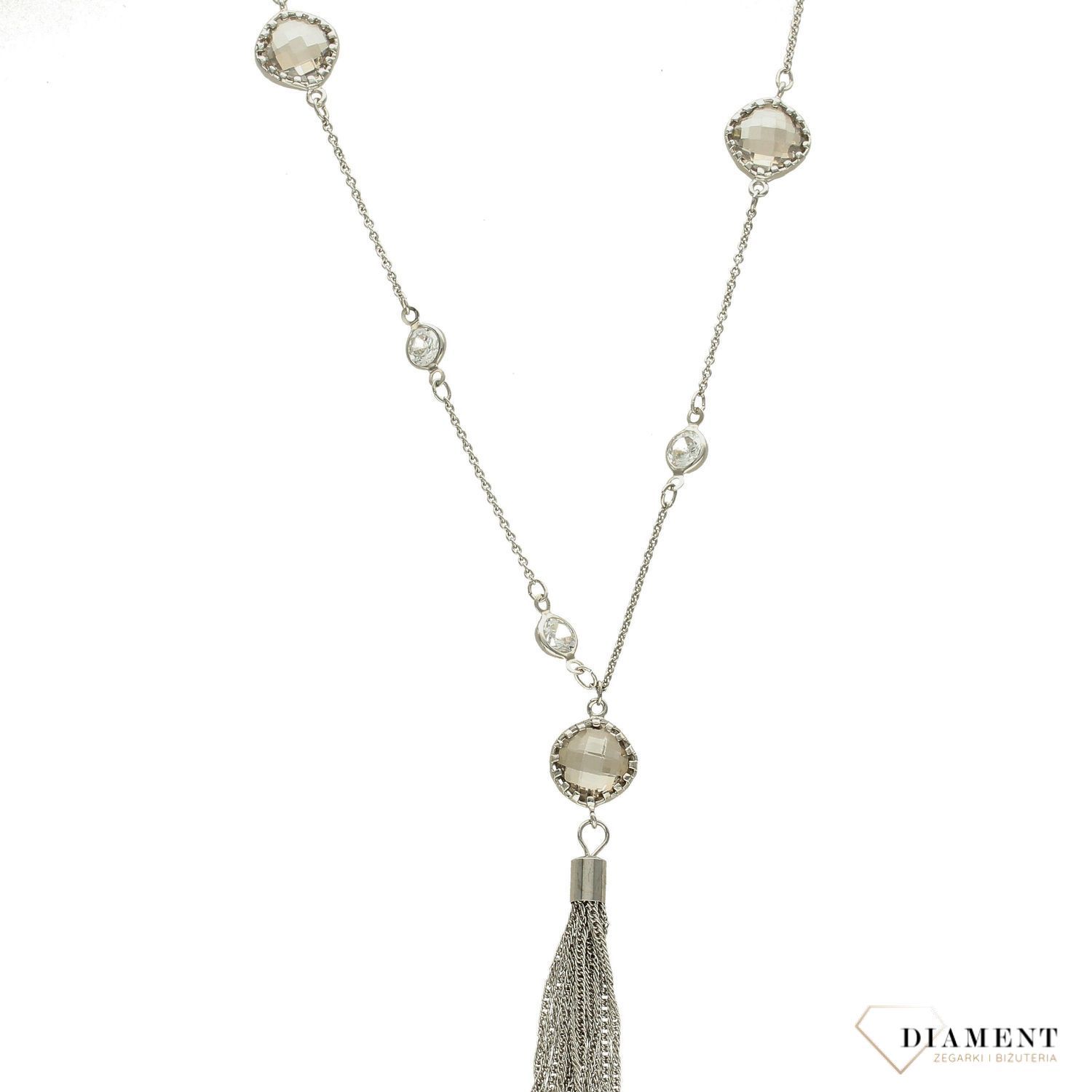 Naszyjnik długi damski srebrny z chwostem.jpg