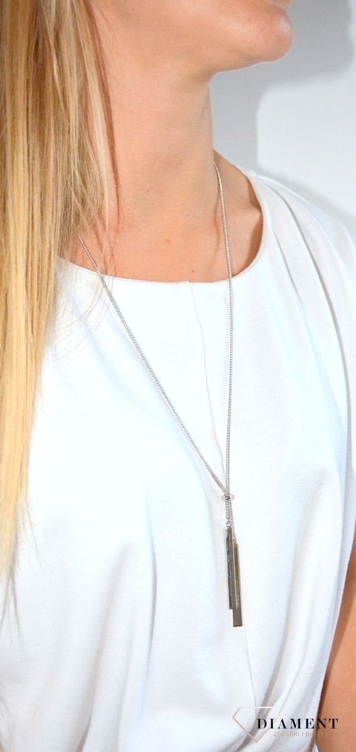 Naszyjnik damski srebrny z wiszącymi patyczkamib.jpg