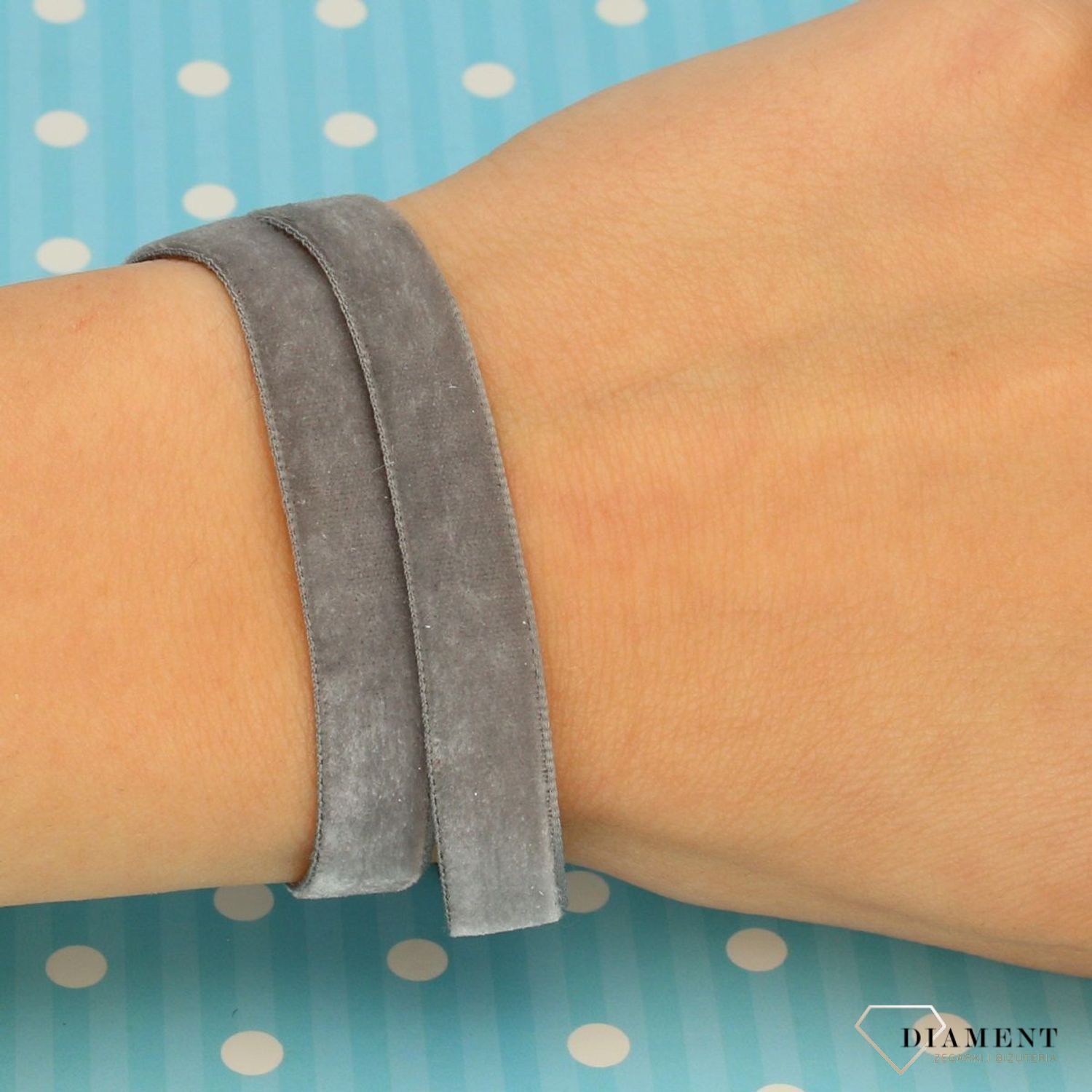 Naszyjnik choker szara wstążka DIA-NSZ-0275-INNE (2).jpg