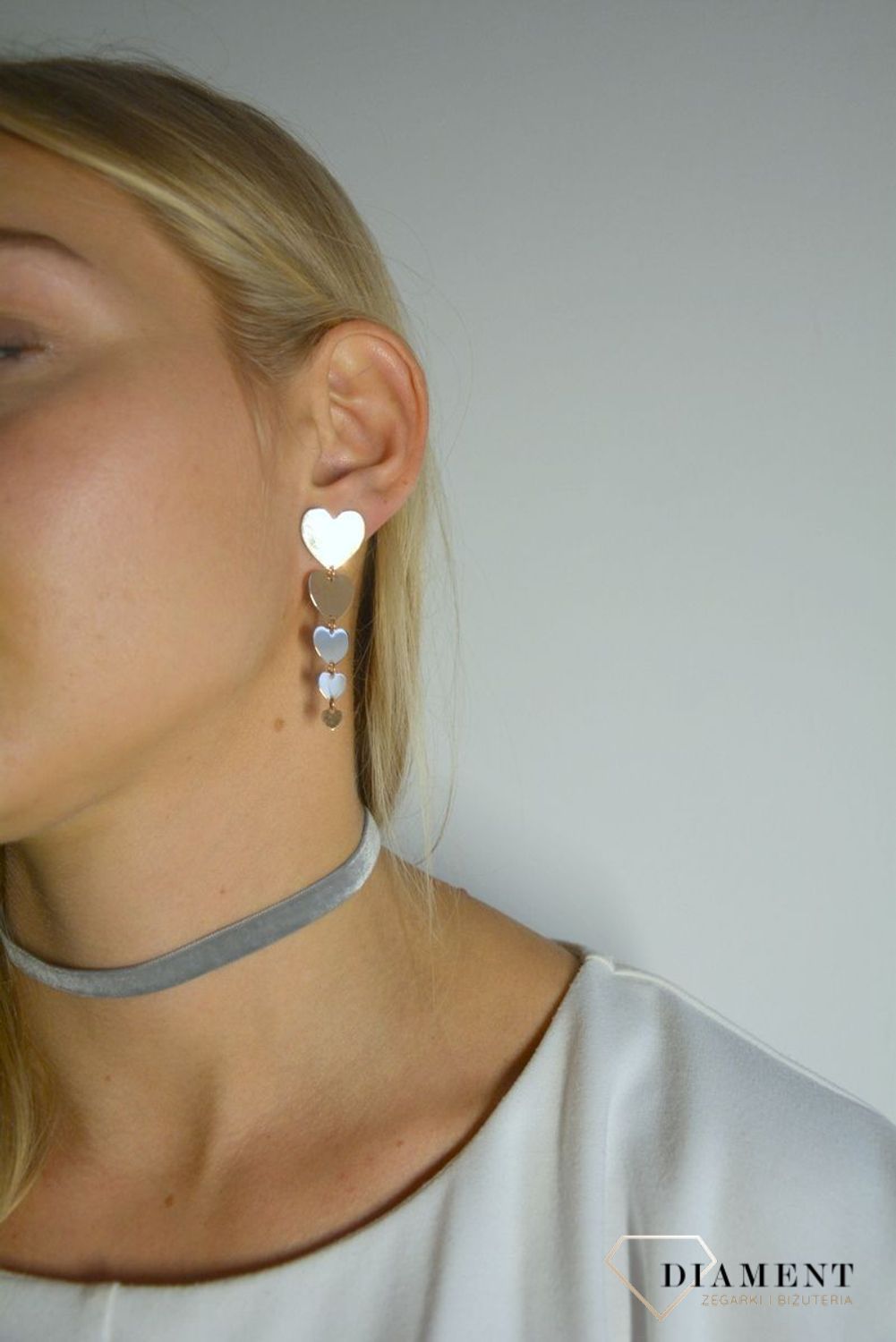 Naszyjnik choker szara wstążka DIA-NSZ-0275-INNE (2).jpg