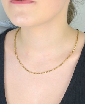 Srebrny naszyjnik 925 z hematytem tytanowym – 42 cm  Elegancka biżuteria Stylowy naszyjnik ze srebra próby 925 z tytanowym hematytem. Długość 42 cm, zapięcie na karabińczyk (1).JPG
