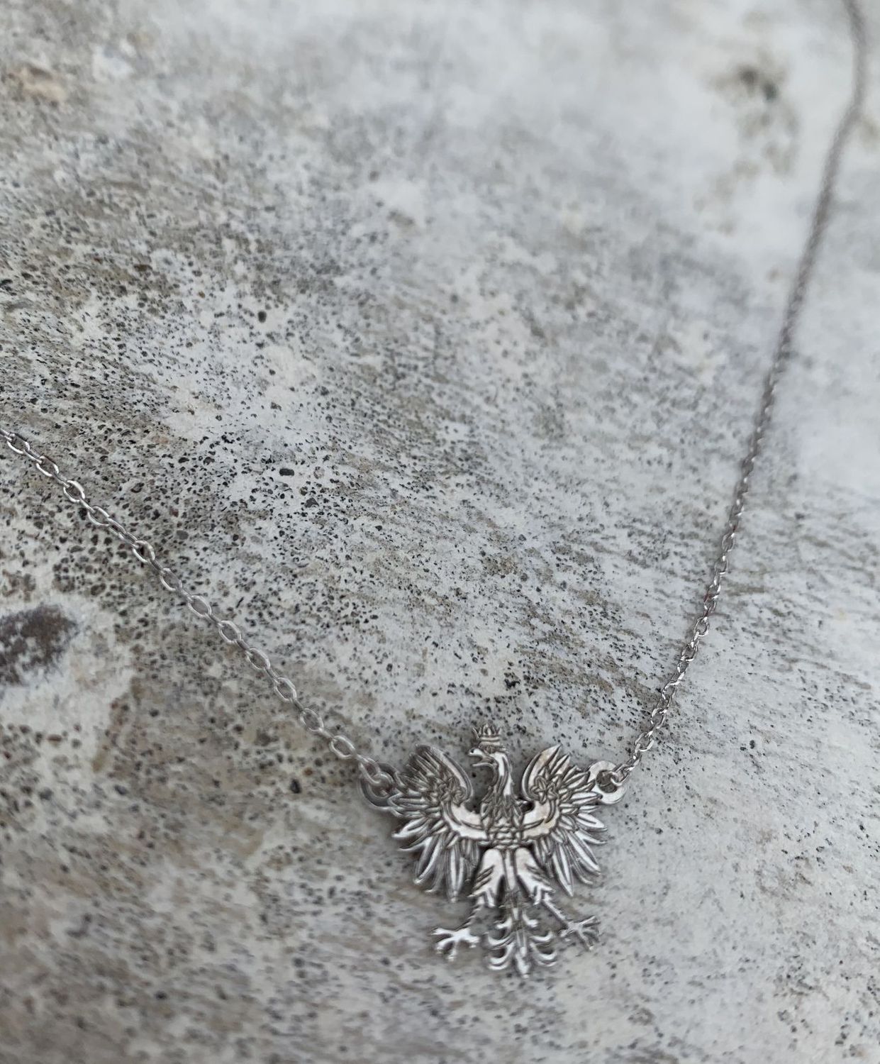 Naszyjnik celebrytka srebrny 925 orzełek b.jpg