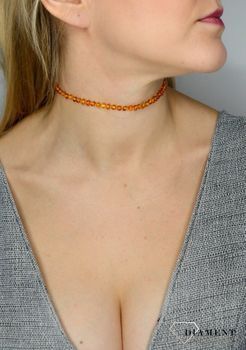 Naszyjnik choker z bursztynu DIA-NSZ-0587-INNE to propozycja od sklepu jubilerskiego Diament. Biżuteria dla osoby, która lubi okazałość i elegancje w swoich stylizacjach (5).JPG