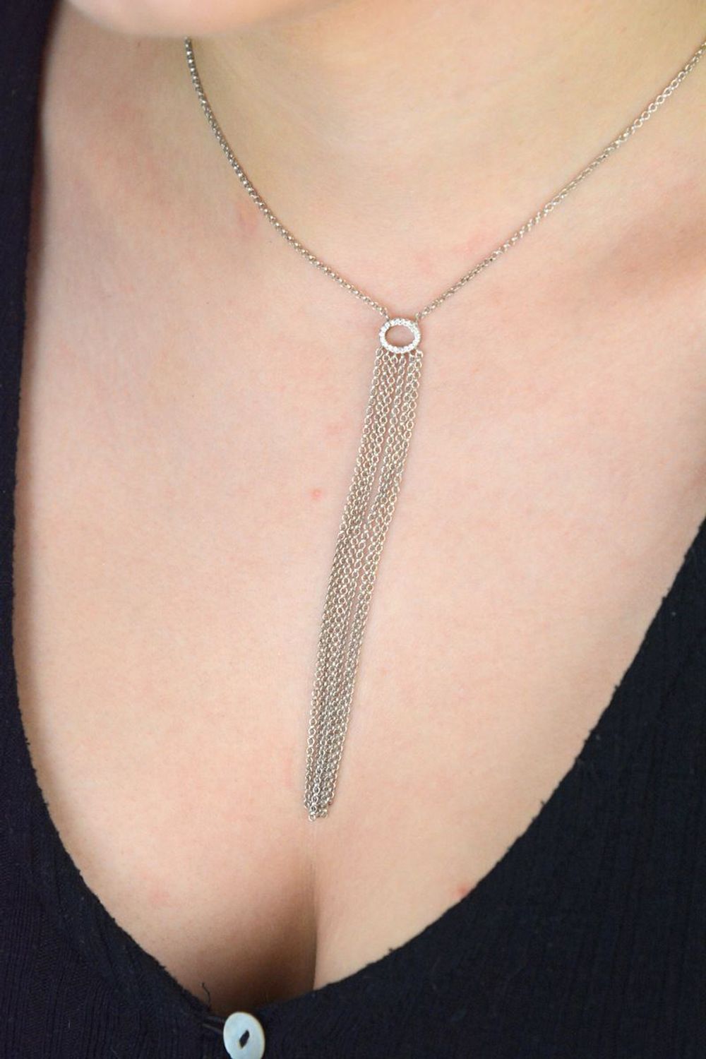 Srebrny naszyjnik celebrytka zawieszka z długimi łańcuszkami DIA-NSZ-APARTI1-925.jpg