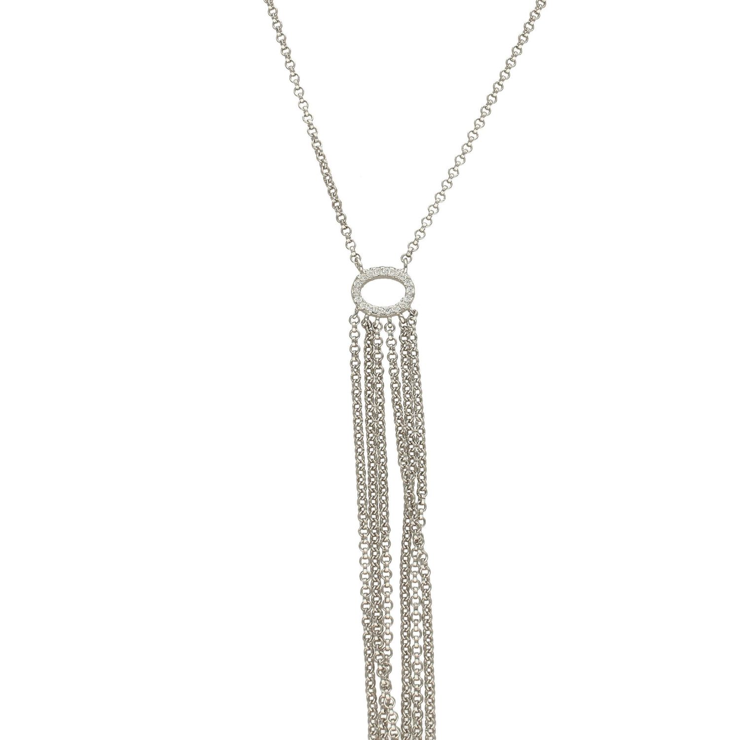 Srebrny naszyjnik celebrytka zawieszka z długimi łańcuszkami DIA-NSZ-APARTI1-925.jpg