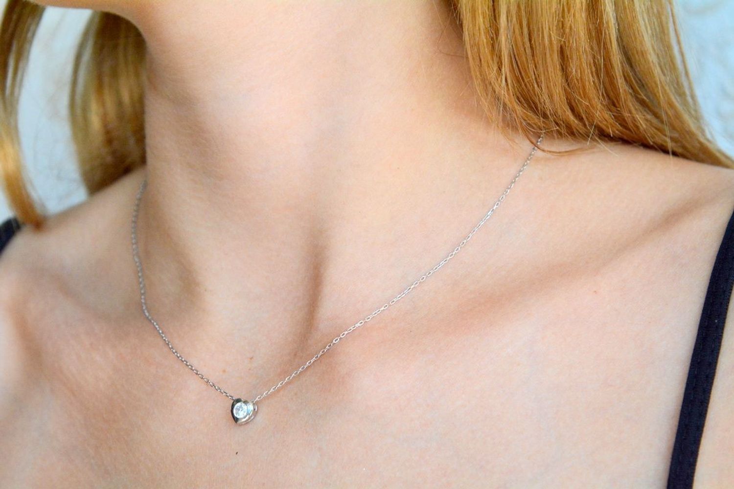 Srebrny naszyjnik damski celebrytka z serduszkiem DIA-NSZ-10358-925. Naszyjnik srebrny damski. Naszyjnik srebrny z sercem. Srebrny naszyjnik celebrytka. Naszyjnik celebrytka idealny na prezent (2).jpg