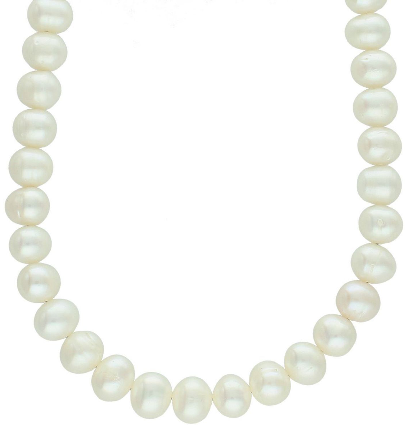 Naszyjnik z naturalnych białych pereł 9 mm  Srebro 925  Długość 48+4 cm (2).jpg