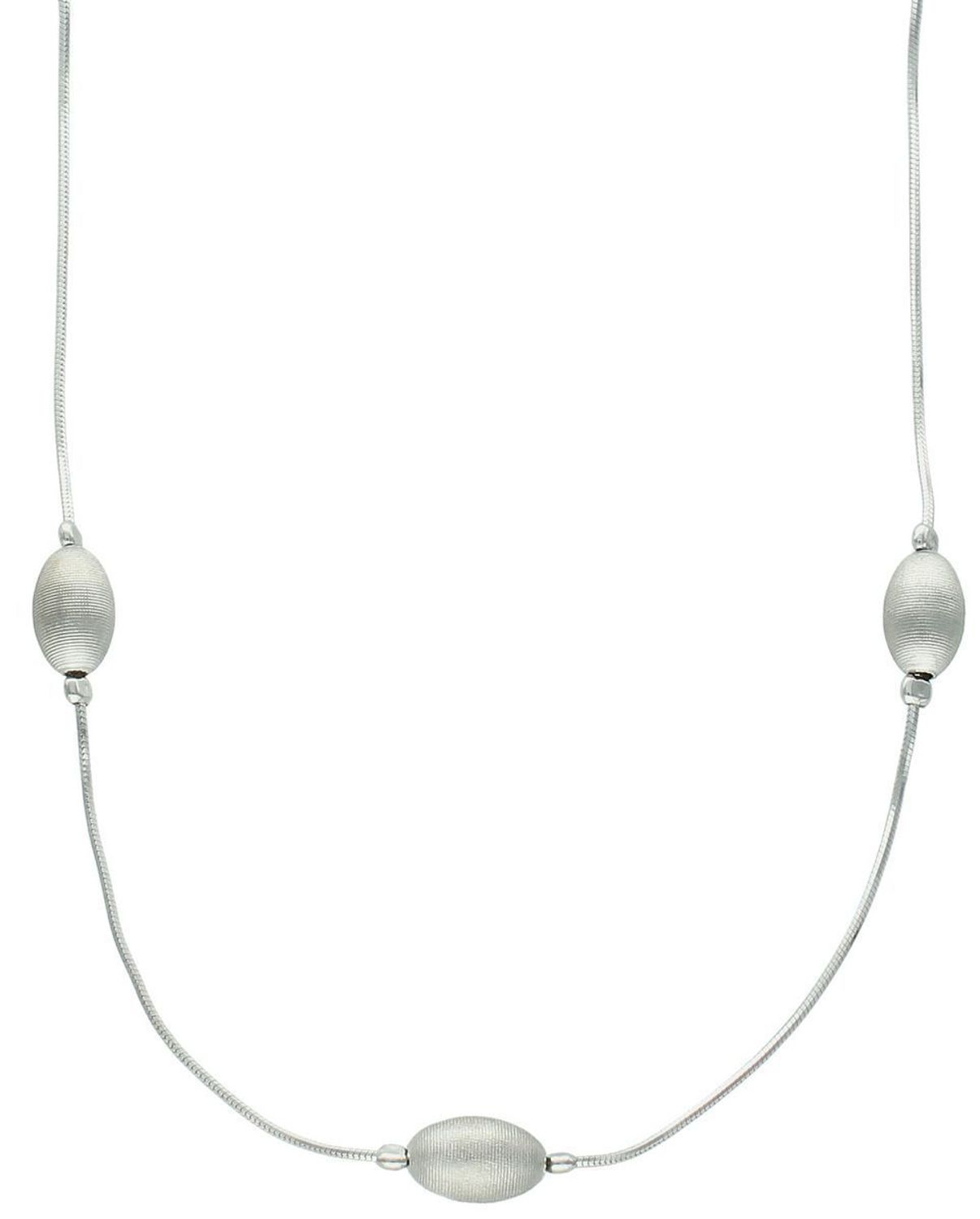 Naszyjnik damski srebrny próby 925 zdobiony podłużnymi elementami. Długość 45 + 3 cm, waga 3,60 g, zapięcie na karabińczyk. Klasyczna elegancja w nowoczesnym wydaniu.1.jpg