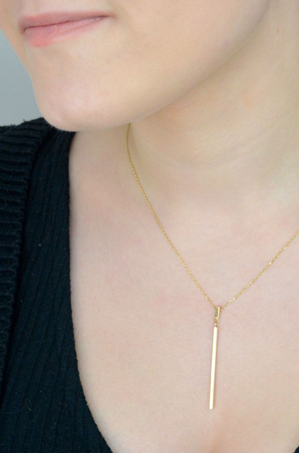 Łańcuszek złoty patyczek blaszka złoto 585 50 cm DIA-NSZ-10887-585 głowne.jpg