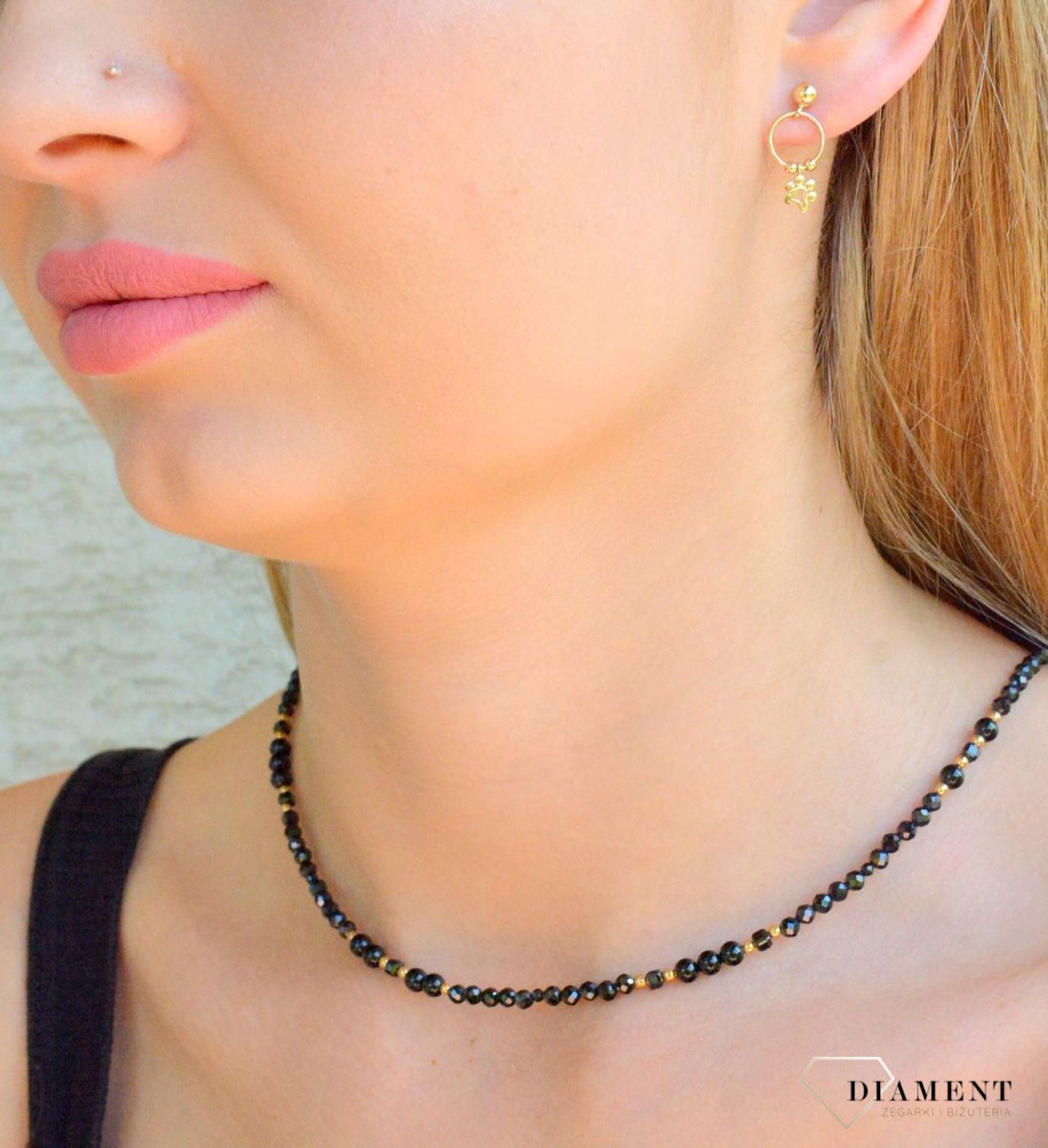 Srebrny naszyjnik damski 925 z turmalinem, spinelem i agatem DIA-NSZ-11452-925. Srebrny naszyjnik damski. Naszyjnik z kamieniami naturalnymi. Naszyjnik z turmalinem. Naszyjnik damski z kamieniami naturalnymi idealny na lato. Hit modowy.jpg