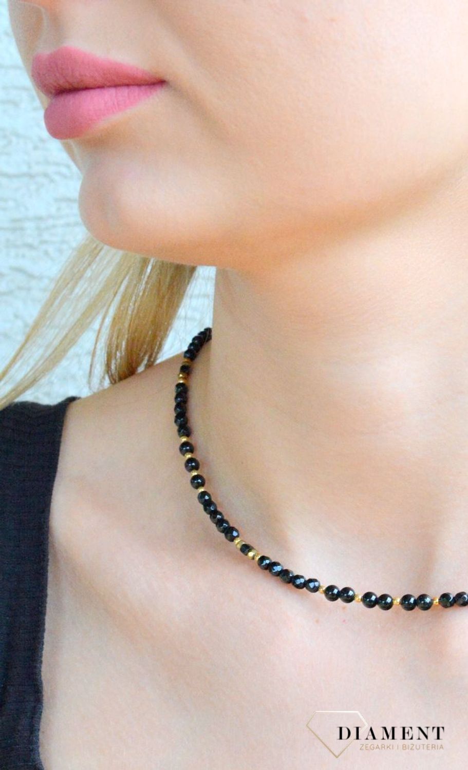 Srebrny naszyjnik damski 925 z turmalinem, spinelem i agatem DIA-NSZ-11453-925. Srebrny naszyjnik damski. Naszyjnik z kamieniami naturalnymi. Naszyjnik z turmalinem. Naszyjnik damski z kamieniami naturalnymi idealny na lato. Hit modowy.jpg