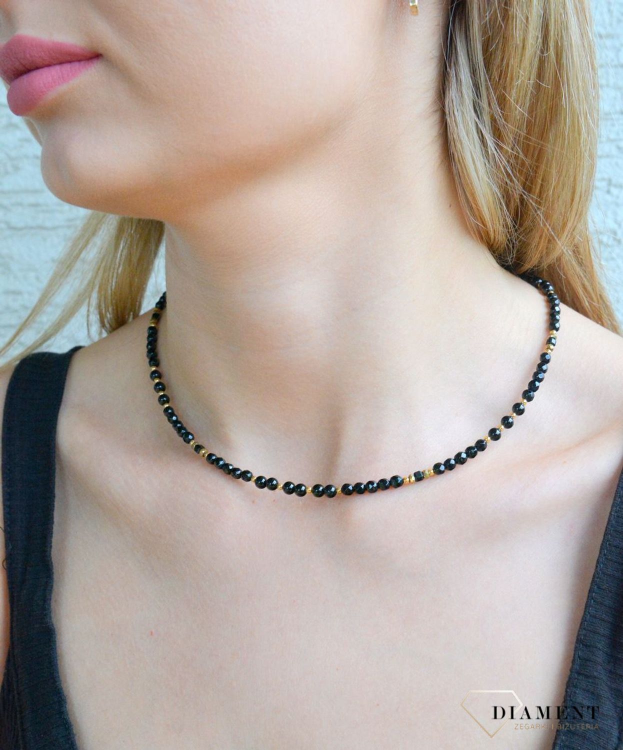 Srebrny naszyjnik damski 925 z turmalinem, spinelem i agatem DIA-NSZ-11453-925. Srebrny naszyjnik damski. Naszyjnik z kamieniami naturalnymi. Naszyjnik z turmalinem. Naszyjnik damski z kamieniami naturalnymi idealny na lato. Hit modowy.jpg