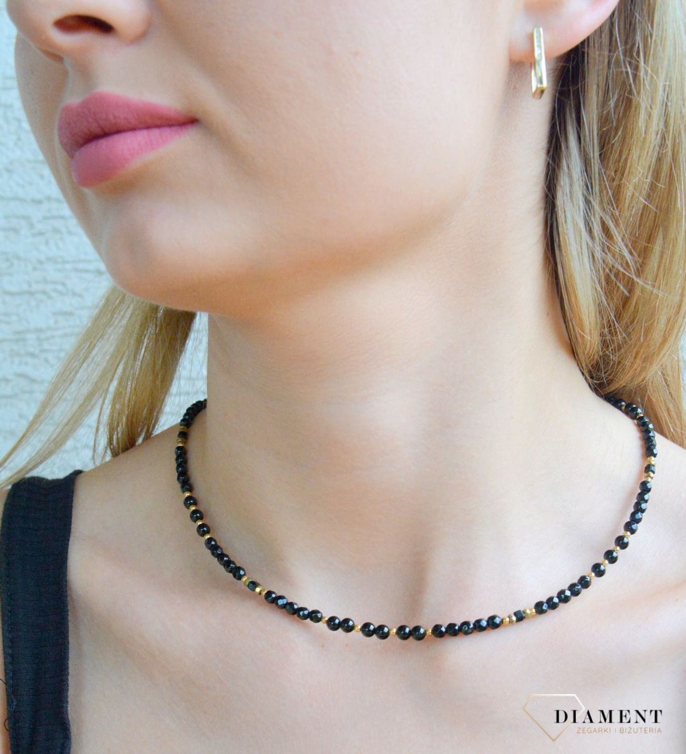 Srebrny naszyjnik damski 925 z turmalinem, spinelem i agatem DIA-NSZ-11453-925. Srebrny naszyjnik damski. Naszyjnik z kamieniami naturalnymi. Naszyjnik z turmalinem. Naszyjnik damski z kamieniami naturalnymi idealny na lato. Hit modowy.jpg