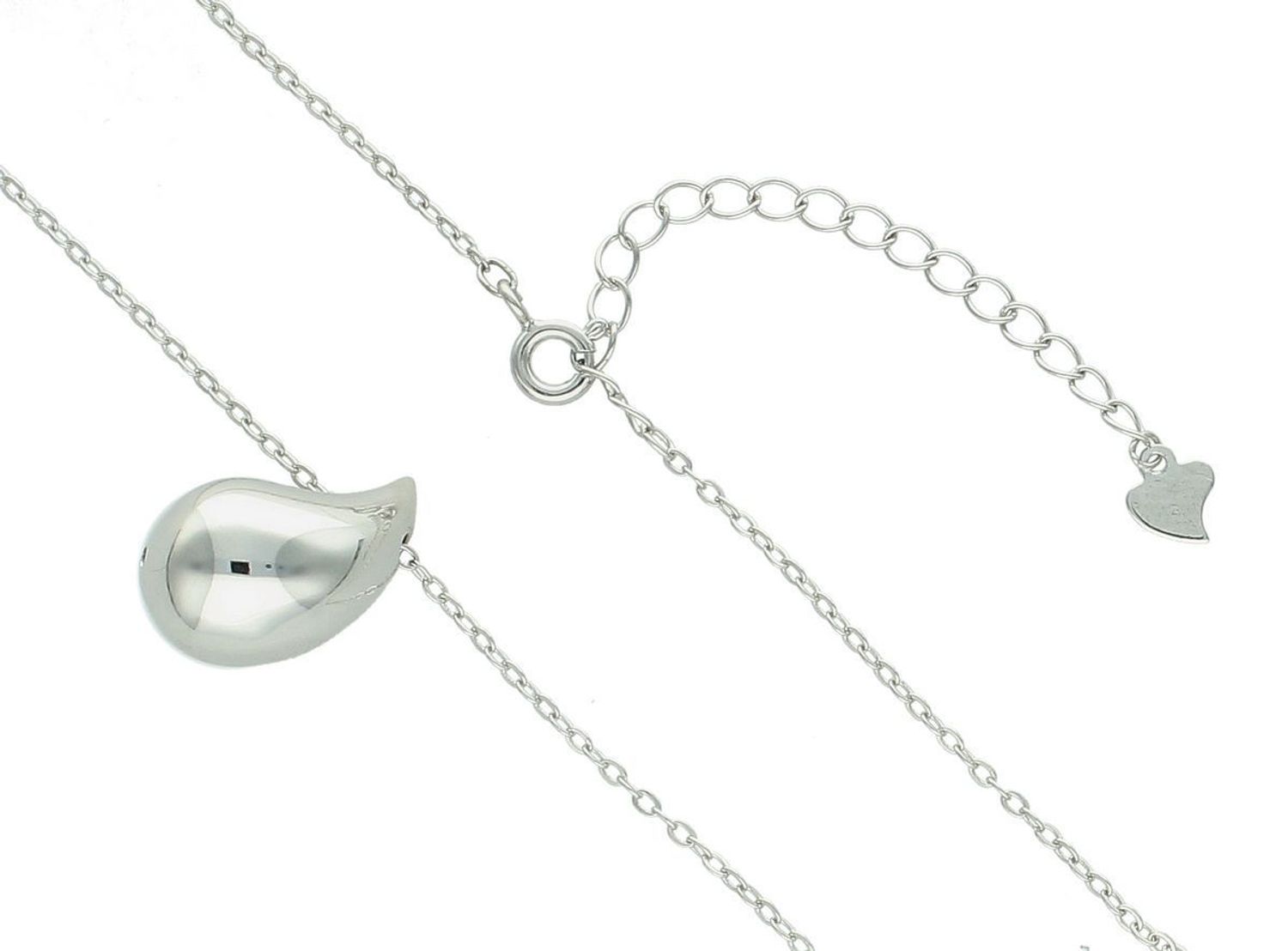 Naszyjnik srebrny celebrytka gładka łezka próba 925 DIA-NSZ-11485-925. Naszyjnik wykonany z najwyższej jakości srebra. Idealny pomysł na prezent dla każdej kobiety.1.jpg