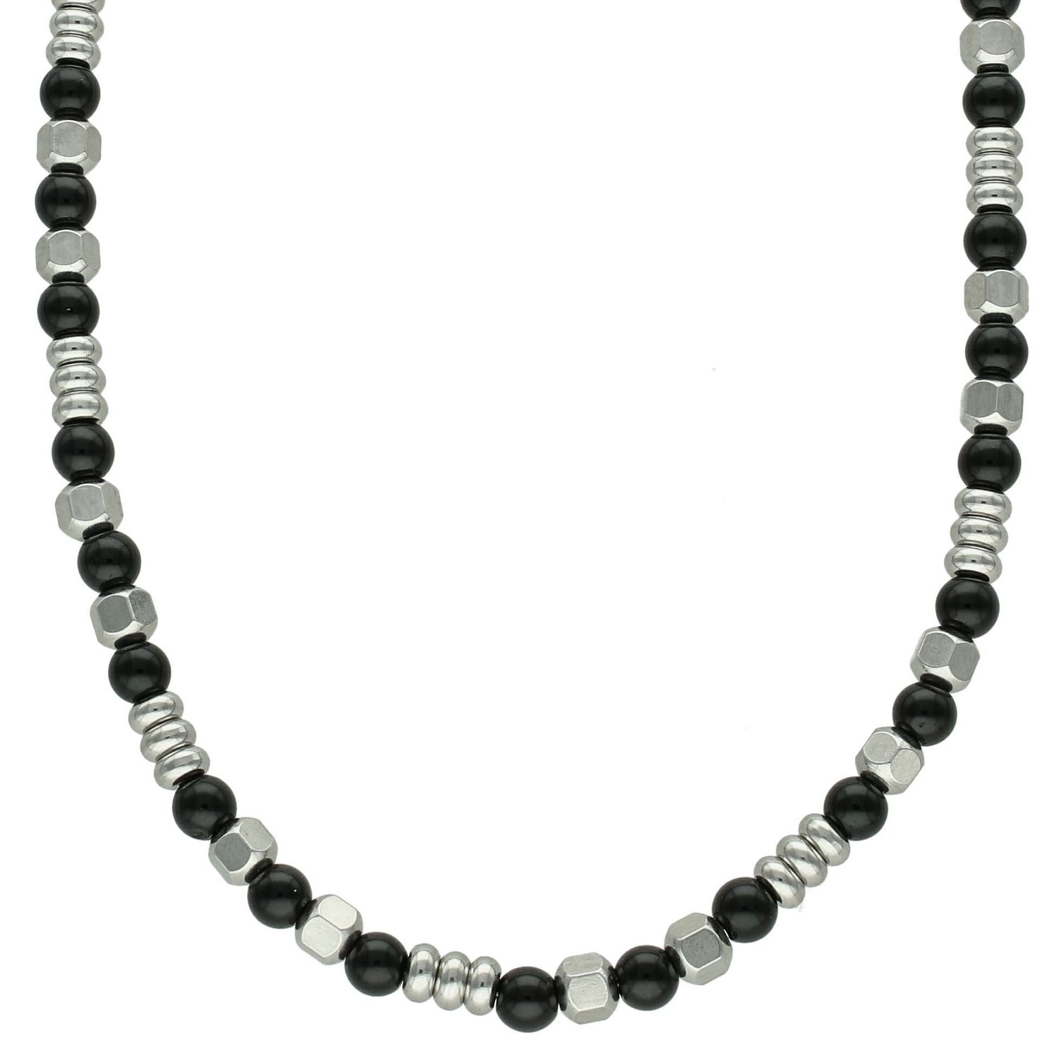 Naszyjnik męski stalowy z czarne kulki DIA-NSZ-11684-STAL (2).jpg