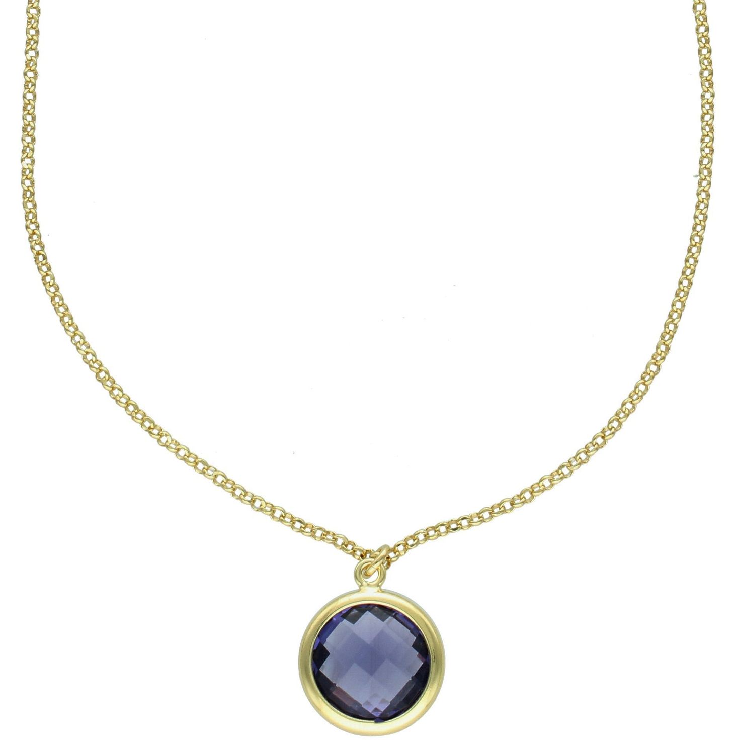 Srebrny naszyjnik damski pokryty złotem okrągła fioletowa cyrkonia DIA-NSZ-11698-925 (1).jpg