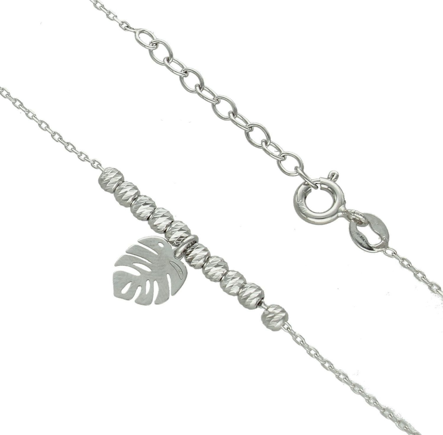 Srebrny naszyjnik damski 925 celebrytka monstera z kuleczkami DIA-NSZ-11758-925 (1).jpg