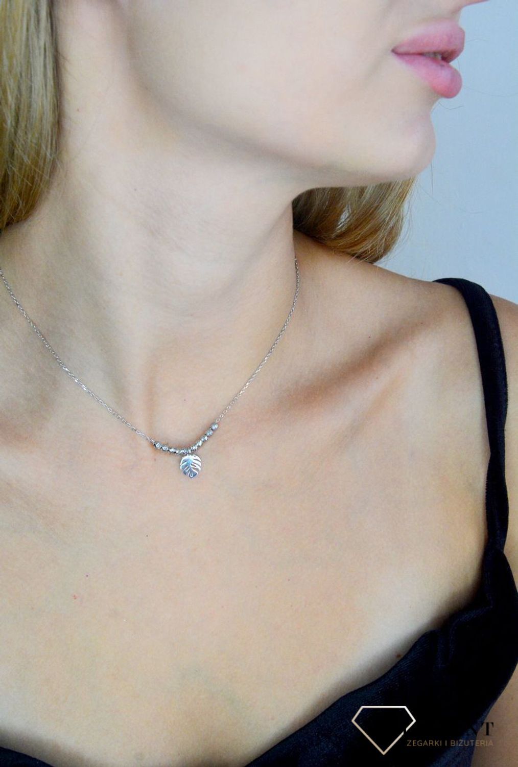Srebrny naszyjnik damski 925 celebrytka monstera z kuleczkami DIA-NSZ-11758-925 (1).jpg