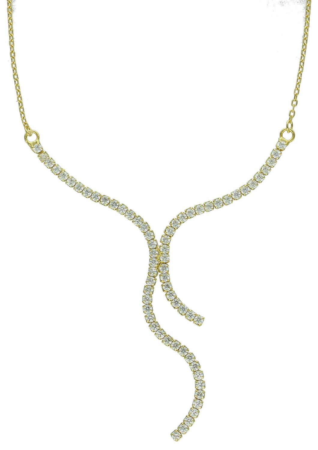 Srebrny naszyjnik damski 925 pozłacana celebrytka z cyrkoniami DIA-NSZ-11762-925 (1).jpg