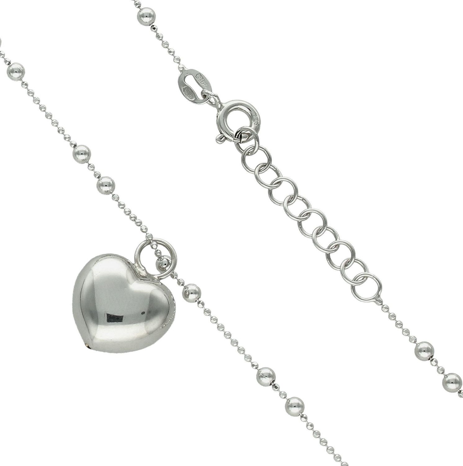 Srebrny naszyjnik damski 925 zawieszka wypukłe serce DIA-NSZ-11784-925 (1).jpg