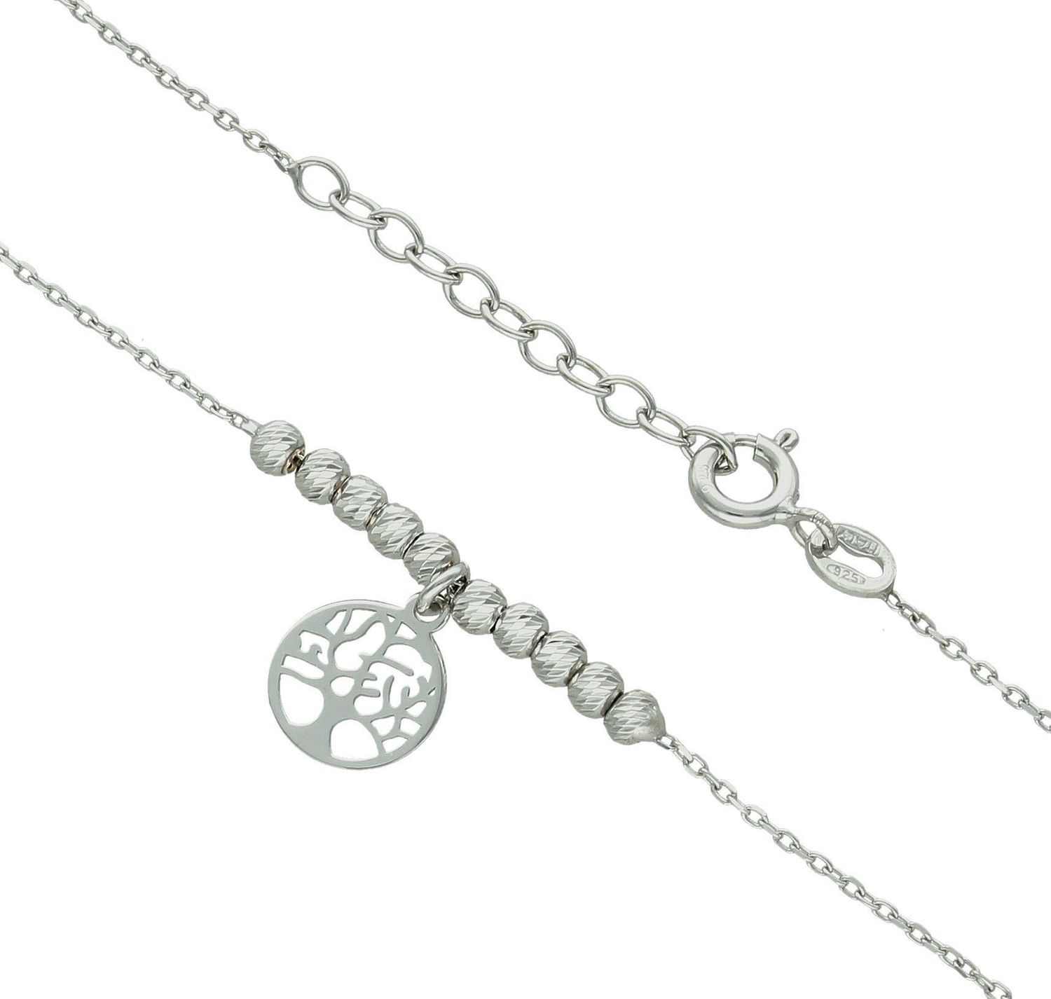 Srebrny naszyjnik damski 925 celebrytka drzewko szczęścia z kuleczkami DIA-NSZ-11791-925 (1).jpg