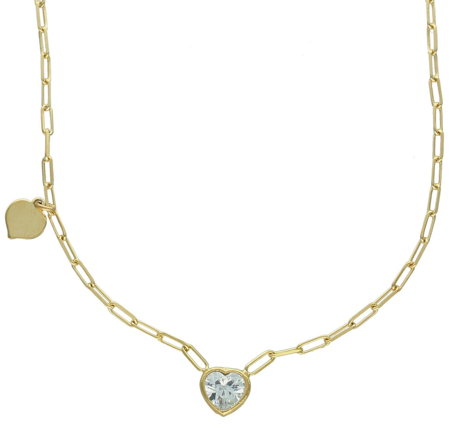 Srebrny naszyjnik damski 925 ozdobny łańcuszek spinaczowy z serduszkami DIA-NSZ-11793-925 (1).jpg