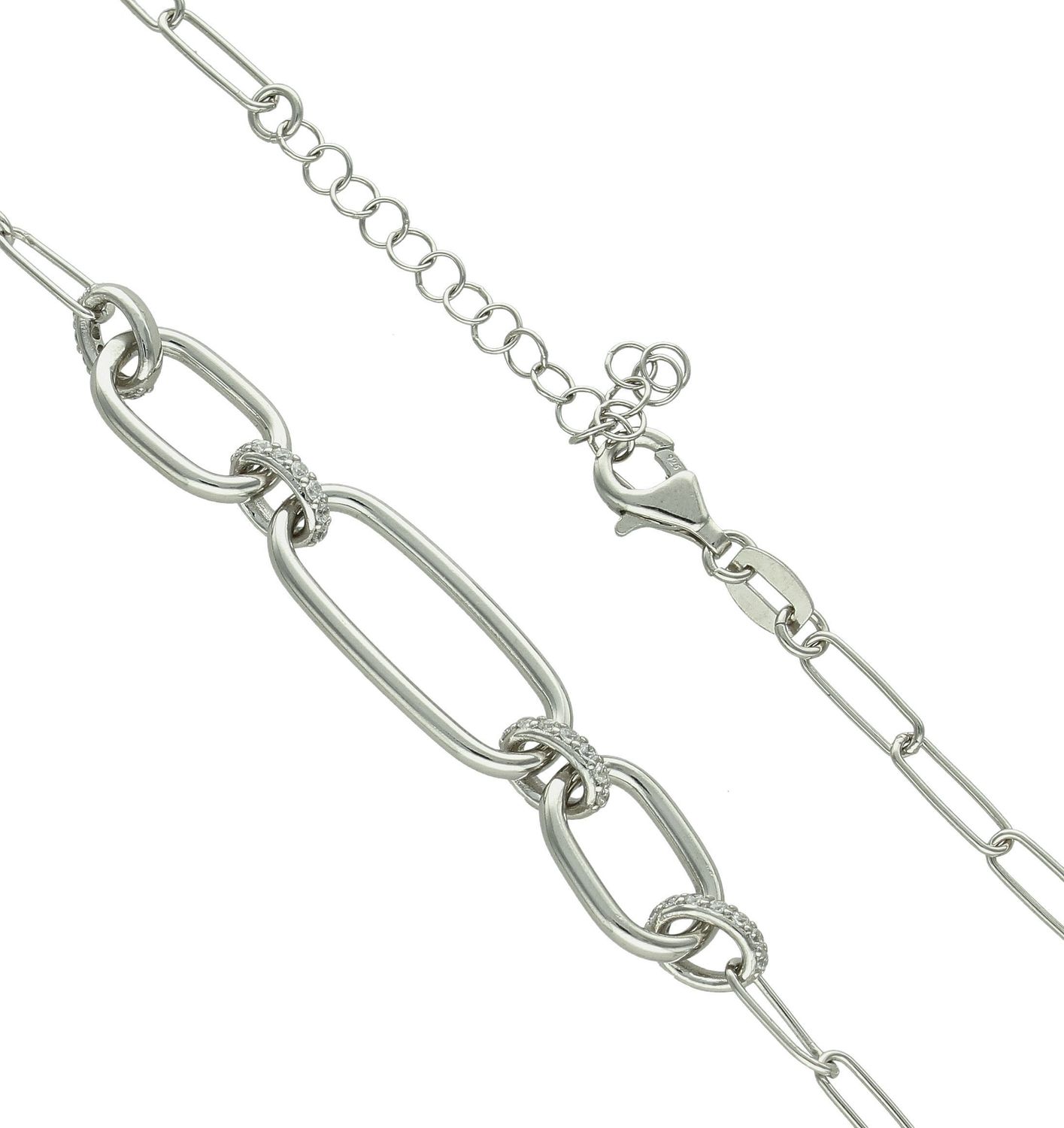 Srebrny naszyjnik damski 925 spinacze z cyrkoniami DIA-NSZ-11802-925 (3).jpg