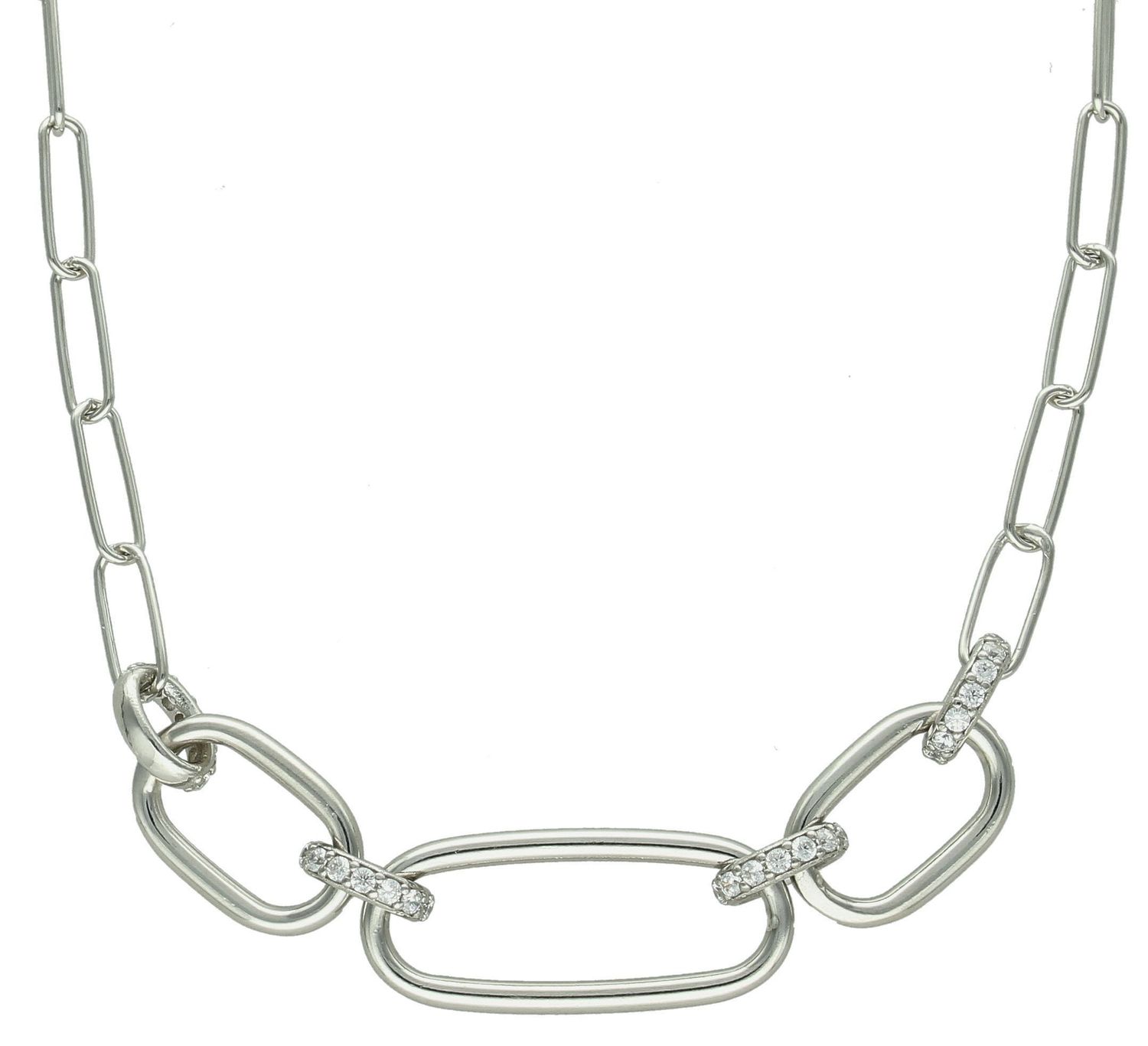 Srebrny naszyjnik damski 925 spinacze z cyrkoniami DIA-NSZ-11802-925 (3).jpg