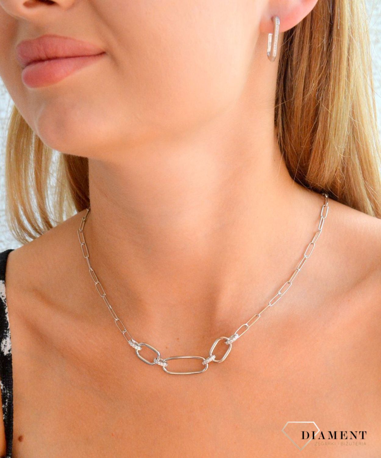 Srebrny naszyjnik damski 925 spinacze z cyrkoniami DIA-NSZ-11802-925 (3).jpg