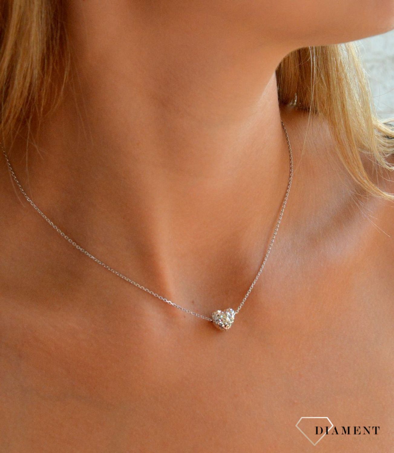 Srebrny naszyjnik damski 925 celebrytka z sercem DIA-NSZ-11806-925 (2).jpg