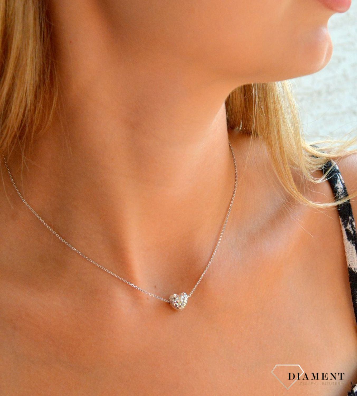 Srebrny naszyjnik damski 925 celebrytka z sercem DIA-NSZ-11806-925 (2).jpg