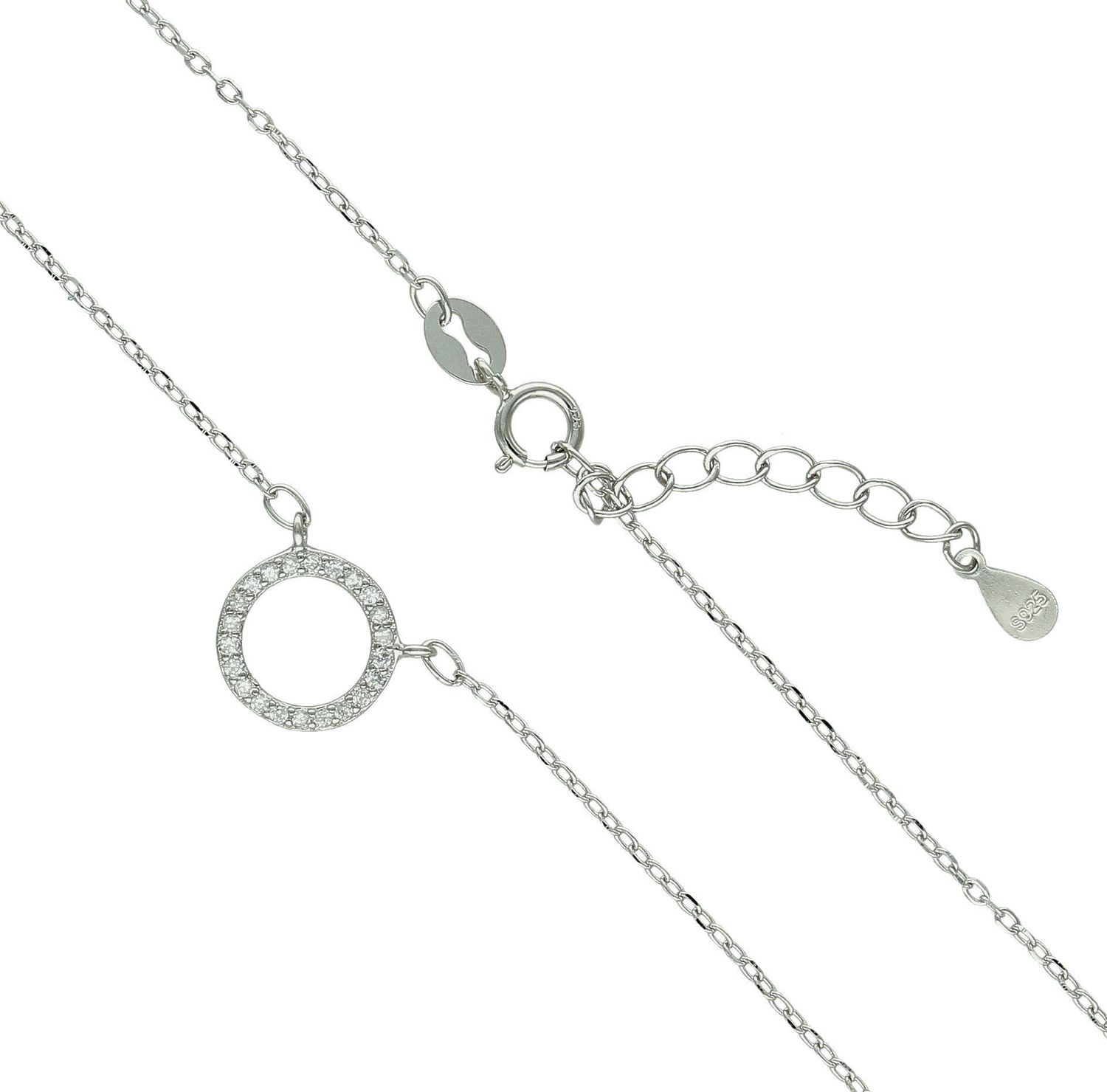 Srebrny naszyjnik damski 925 celebrytka kółko z cyrkoniami DIA-NSZ-11892-925 (1).jpg