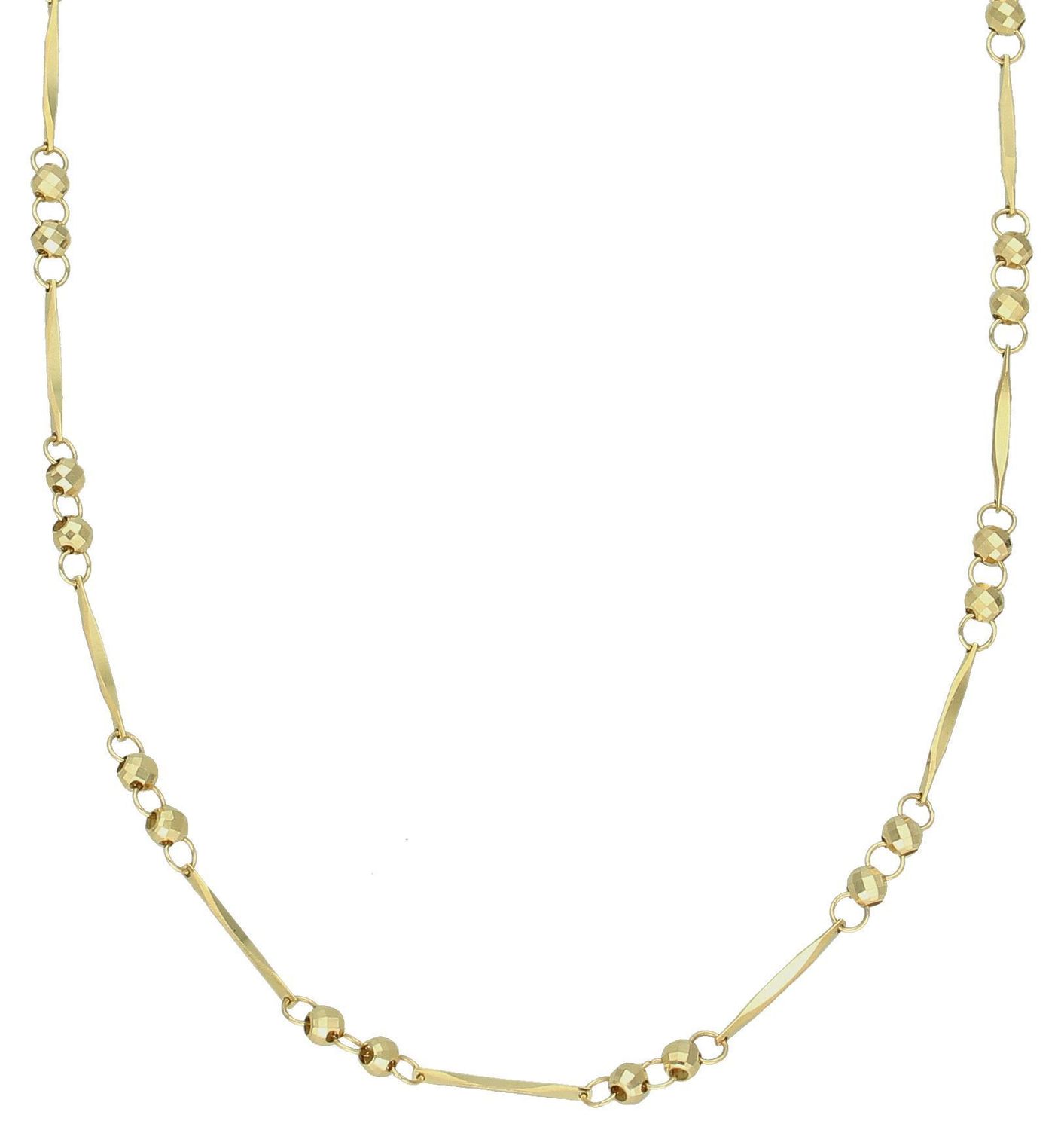 Złoty naszyjnik damski 585 kuleczki grawerowane DIA-NSZ-11998-585. Złoty naszyjnik damski. Złoty naszyjnik próby 585. Naszyjnik złoty damski z kulkami. Naszyjnik złoty na prezent (2).jpg