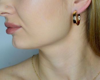 Naszyjnik złoty choker złoty z diamentowanymi kuleczkami próba 585, DIA-NSZ-12168-585  Delikatny naszyjnik (8).JPG