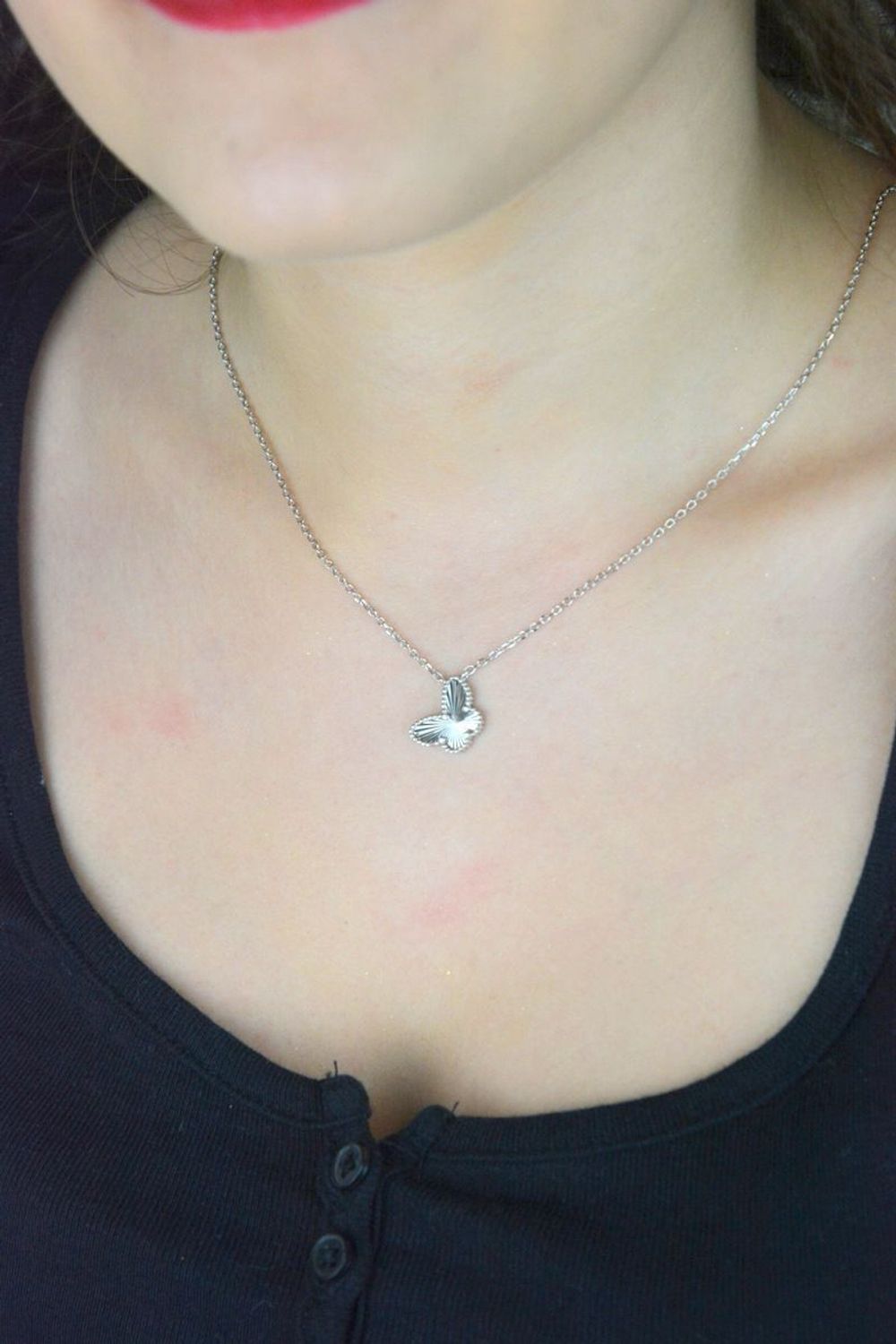 Srebrny naszyjnik damski celebrytka 925 z motylem DIA-NSZ-12250-925.jpg