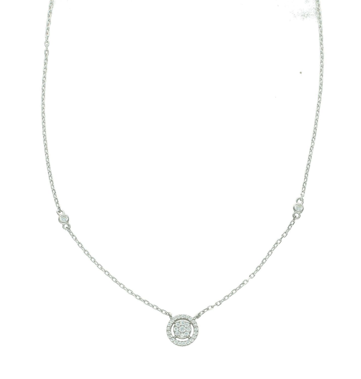 Naszyjnik srebrny damski 925 celebrytka kółeczko w cyrkoniach DIA-NSZ-12252-925 (2).jpg