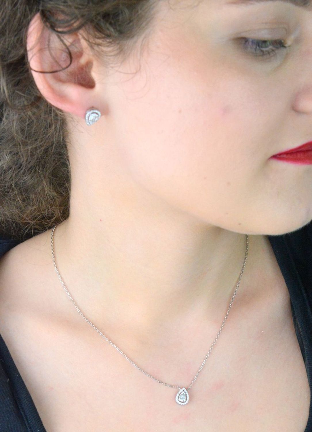 Srebrny naszyjnik damski celebrytka 925 z łezką DIA-NSZ-12254-925 (2).jpg