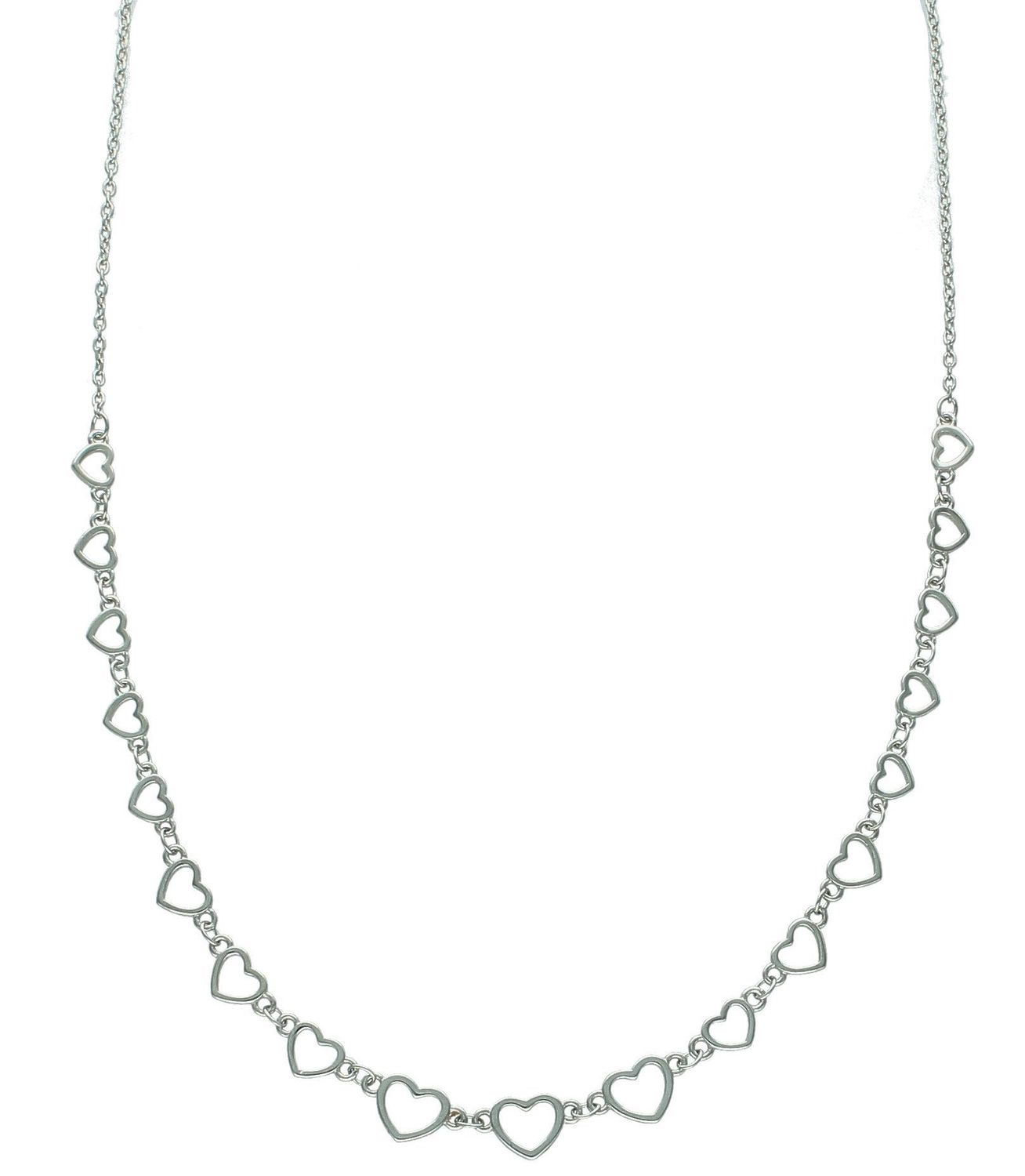 Srebrny naszyjnik damski celebrytka 925 serduszka DIA-NSZ-12443-925 Zawieszka została stworzona dla odważnych i pewnych siebie kobiet. Świetny dodatek pasujący do każdej stylizacji 1.jpg