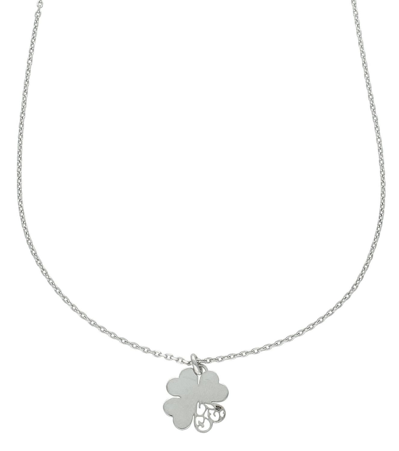 Srebrny naszyjnik damski celebrytka 925 z koniczynką DIA-NSZ-12519-925 (2).jpg