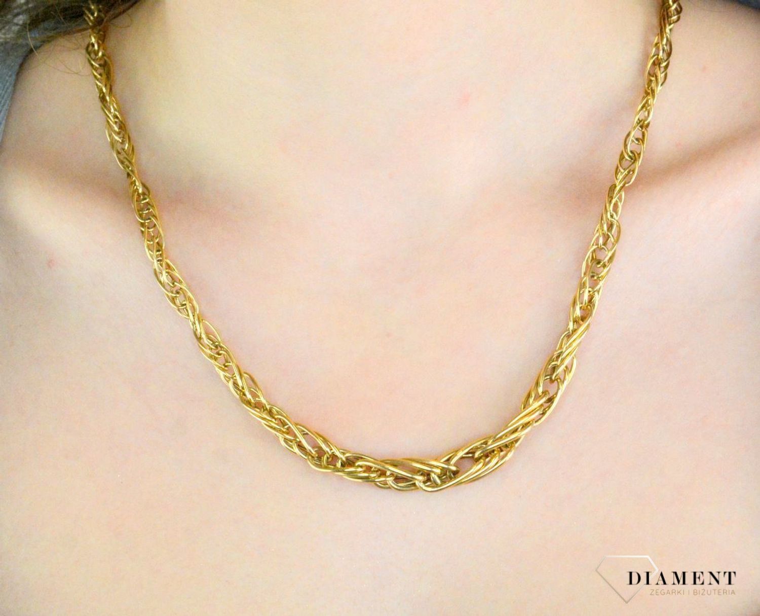 Złoty naszyjnik kolia damska 12 gramy złota próba 585 DIA-NSZ-12843-585 50 cm.jpg