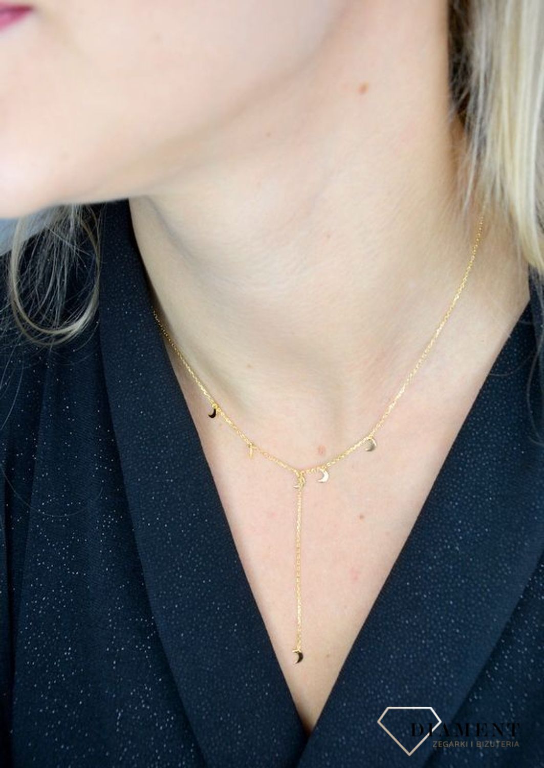 Naszyjnik srebrny typu choker małe księżyce DIA-NSZ-1302-925.jpg