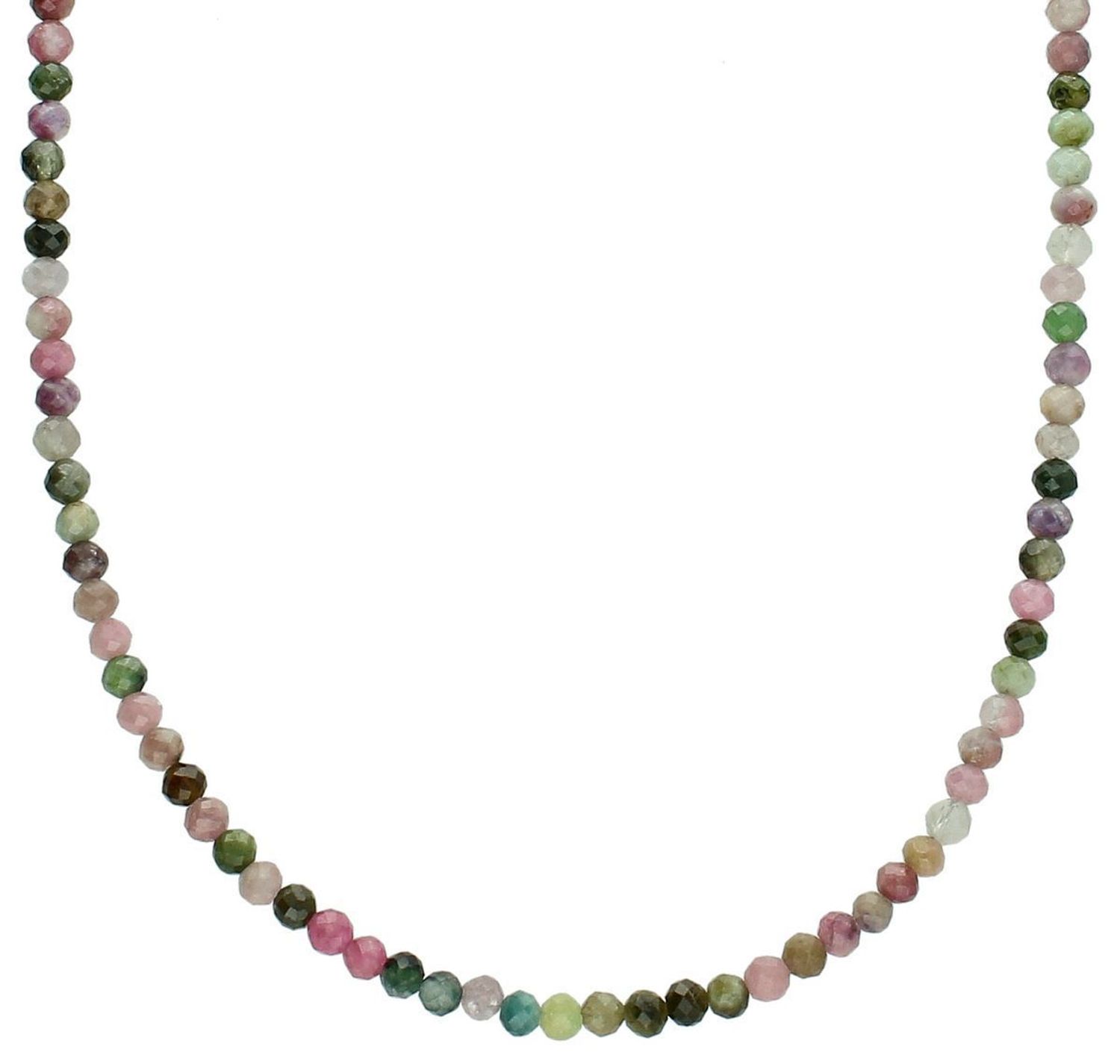 Odkryj wyjątkowy naszyjnik damski ze srebra próby 925 z naturalnymi kamieniami turmalinem i opalem. Długość 42 cm + 3 cm. Idealny prezent – piękno i elegancja w jednym!1.jpg