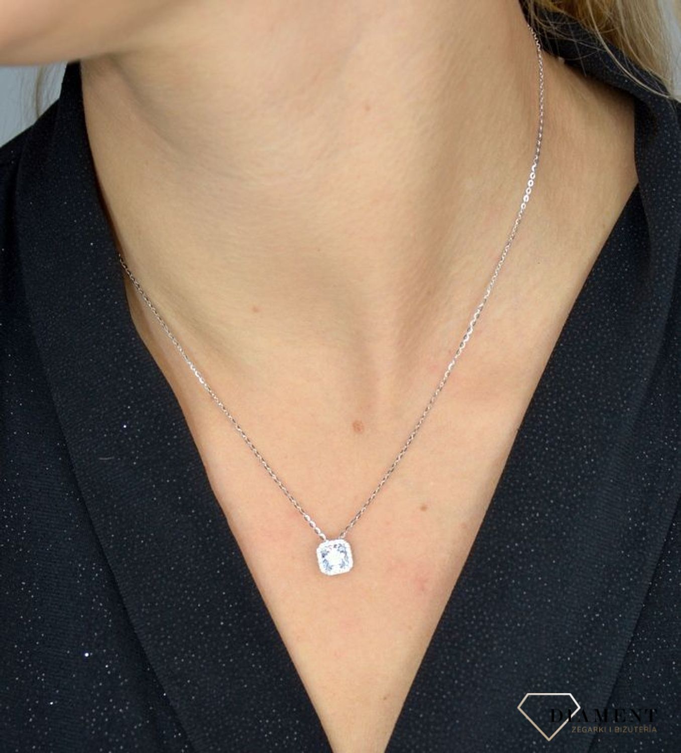 Naszyjnik srebrny z cyrkoniami 925 DIA-NSZ-1323K-925.jpg