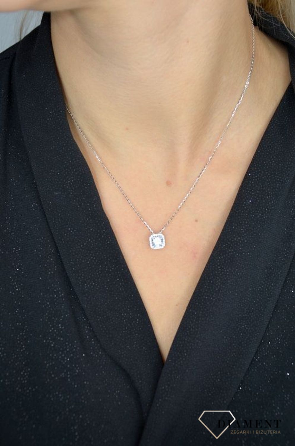 Naszyjnik srebrny z cyrkoniami 925 DIA-NSZ-1323K-925.jpg