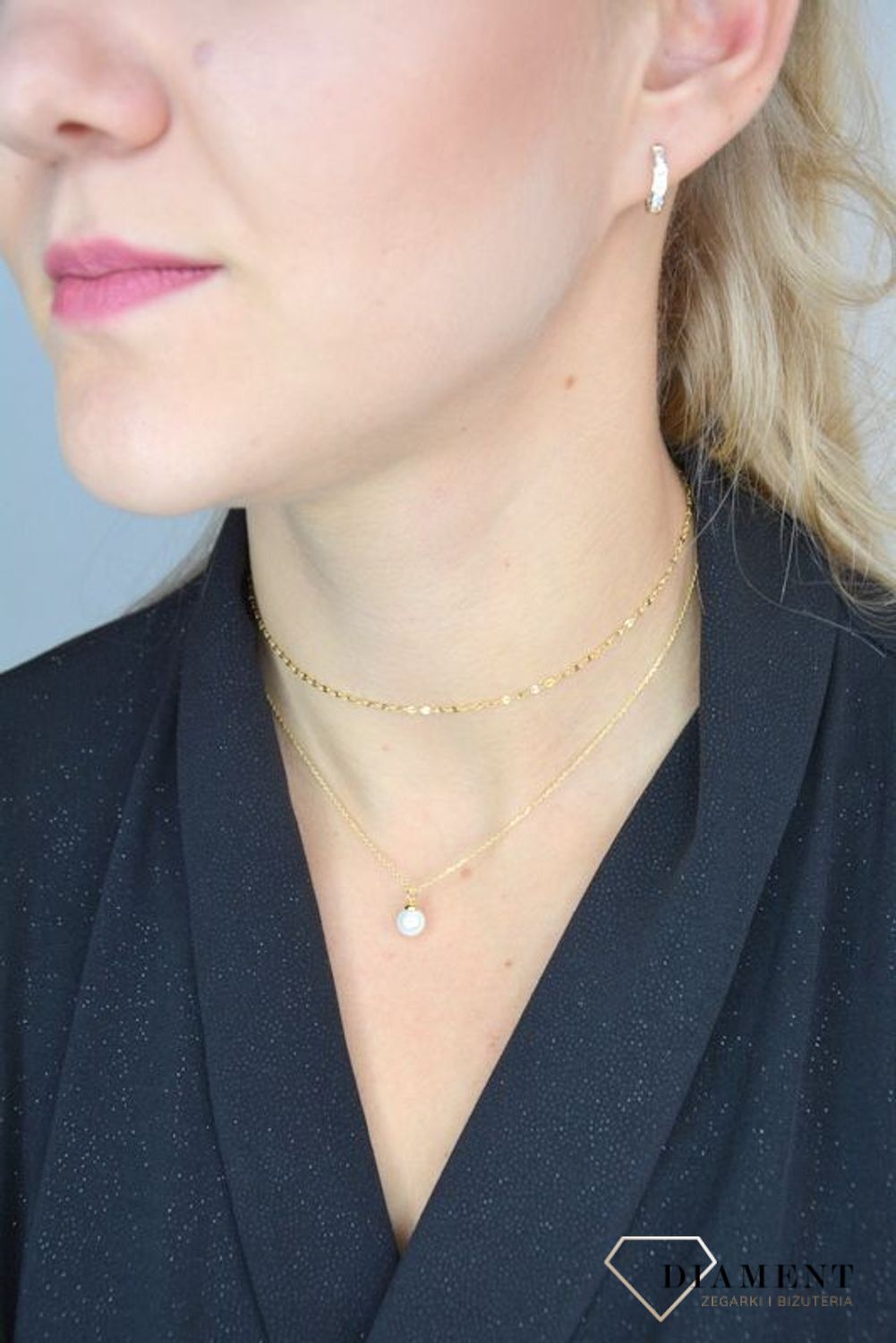 Naszyjnik typu choker srebrny perełka DIA-NSZ-1324K-925.jpg